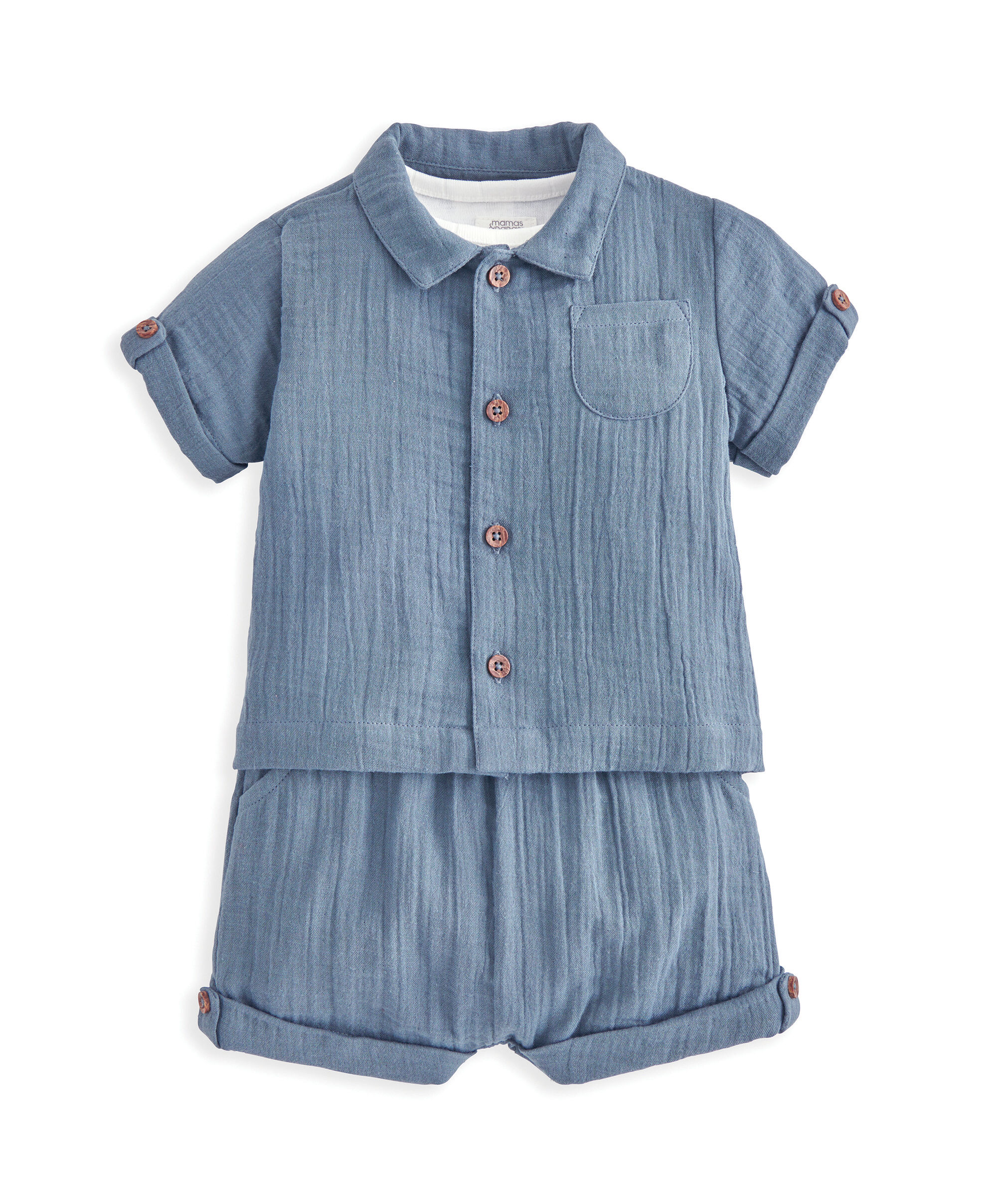 طقم قميص ولباس قطعة واحدة وشورت - 3 قطع image number 2