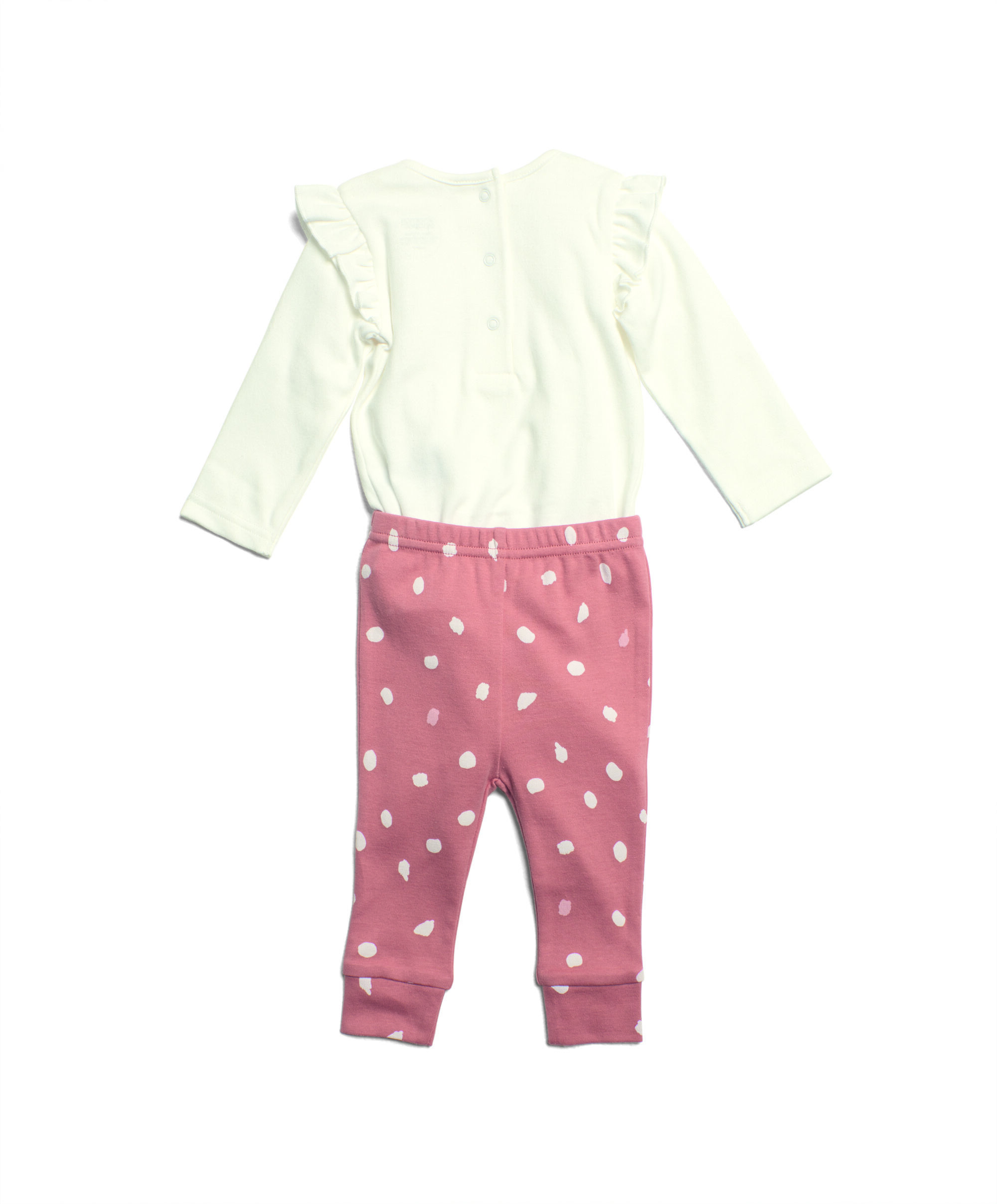 طقم لباس قطعة واحدة وبنطال رياضي image number 2