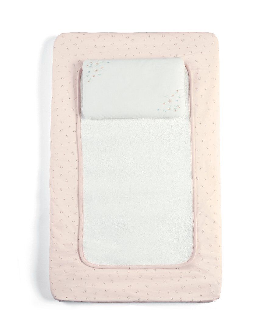 مفرش تغيير حفاضات فاخر ويلكم تو ذا وورلد - وردي