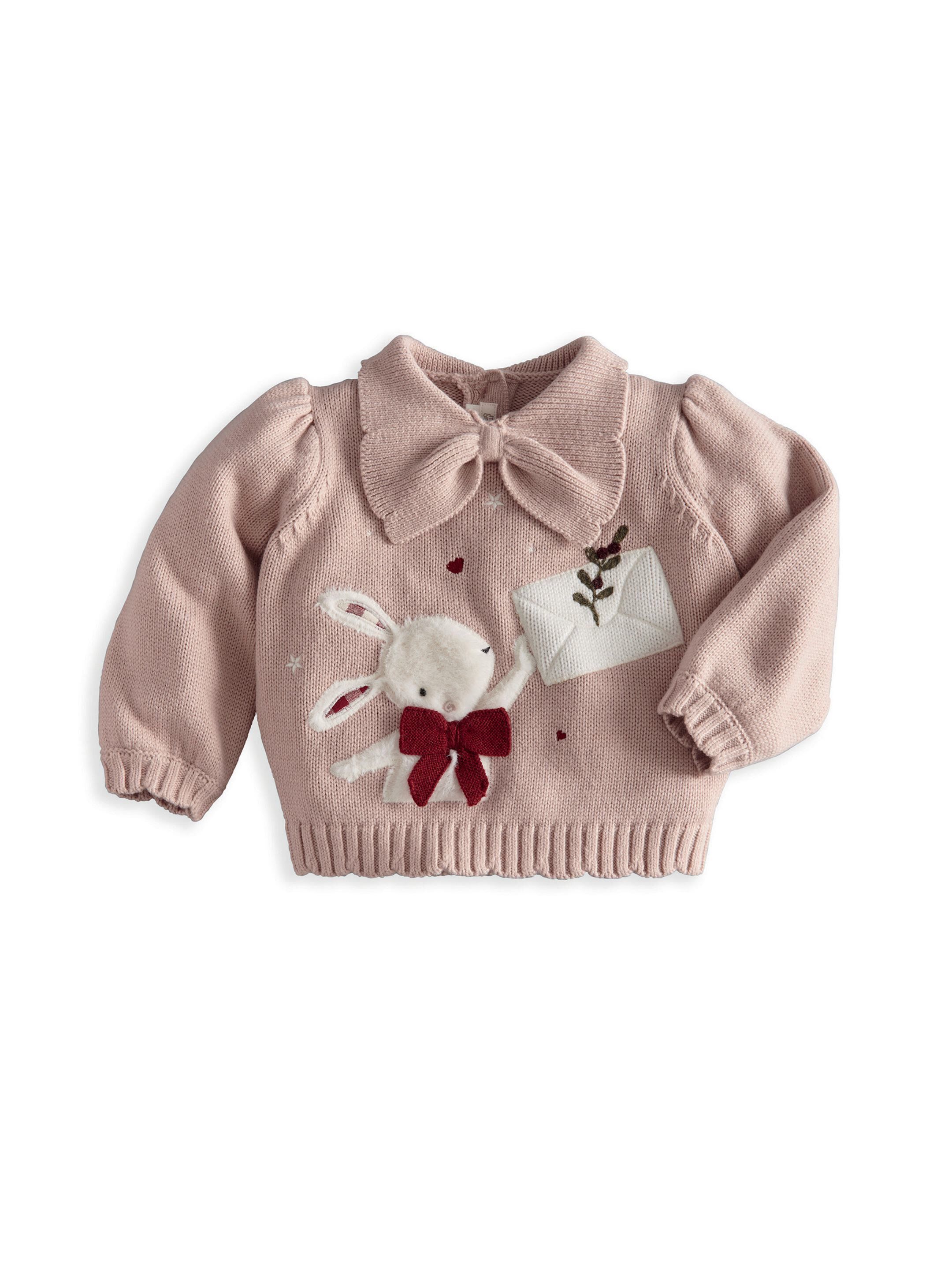 Knitted Bunny Jumper image number 3