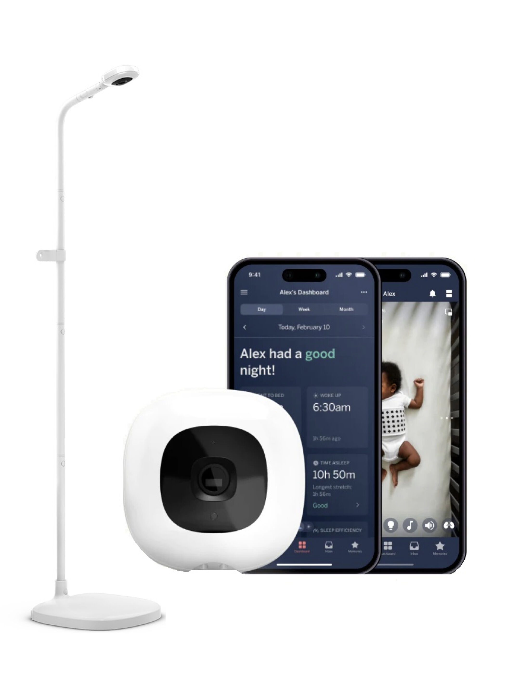 Nanit Pro Baby Monitor + Floor Stand