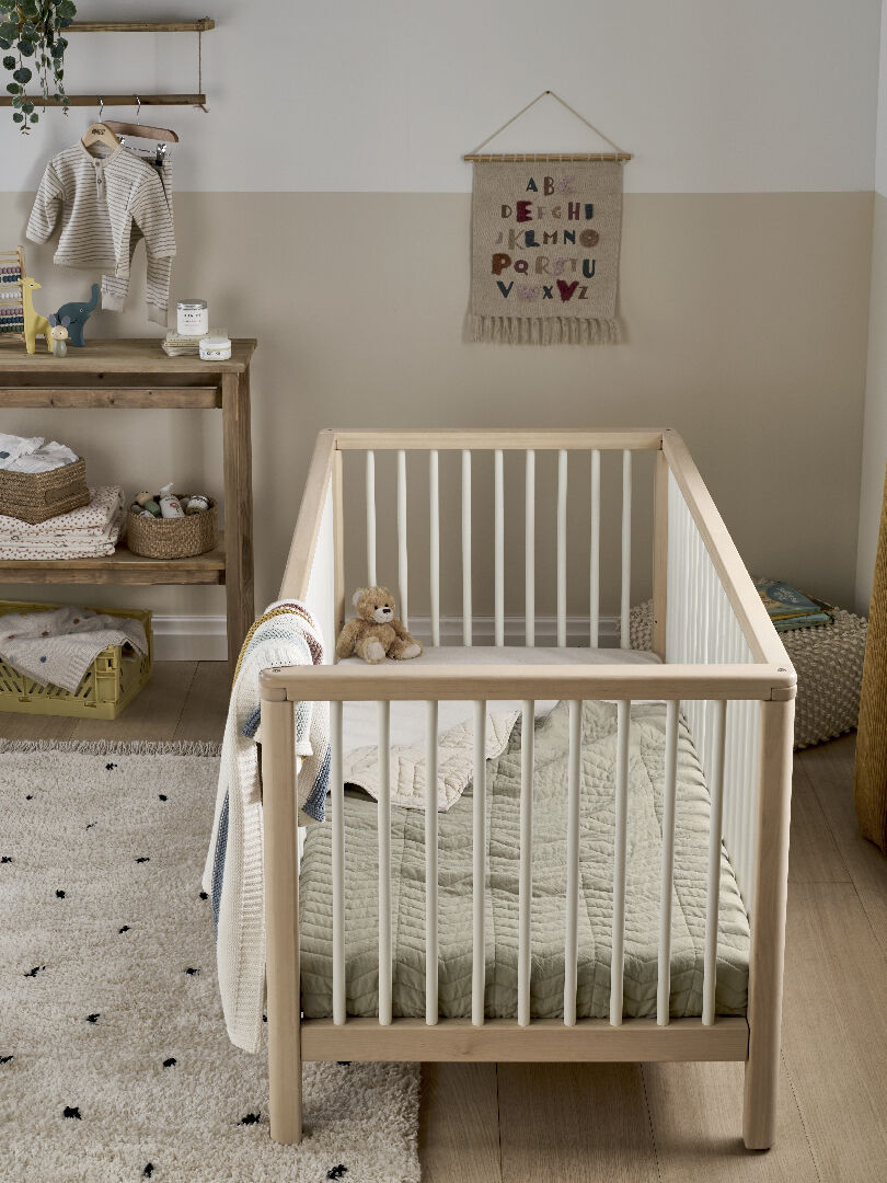 مهد سولو صغير - أبيض طبيعي image number 3