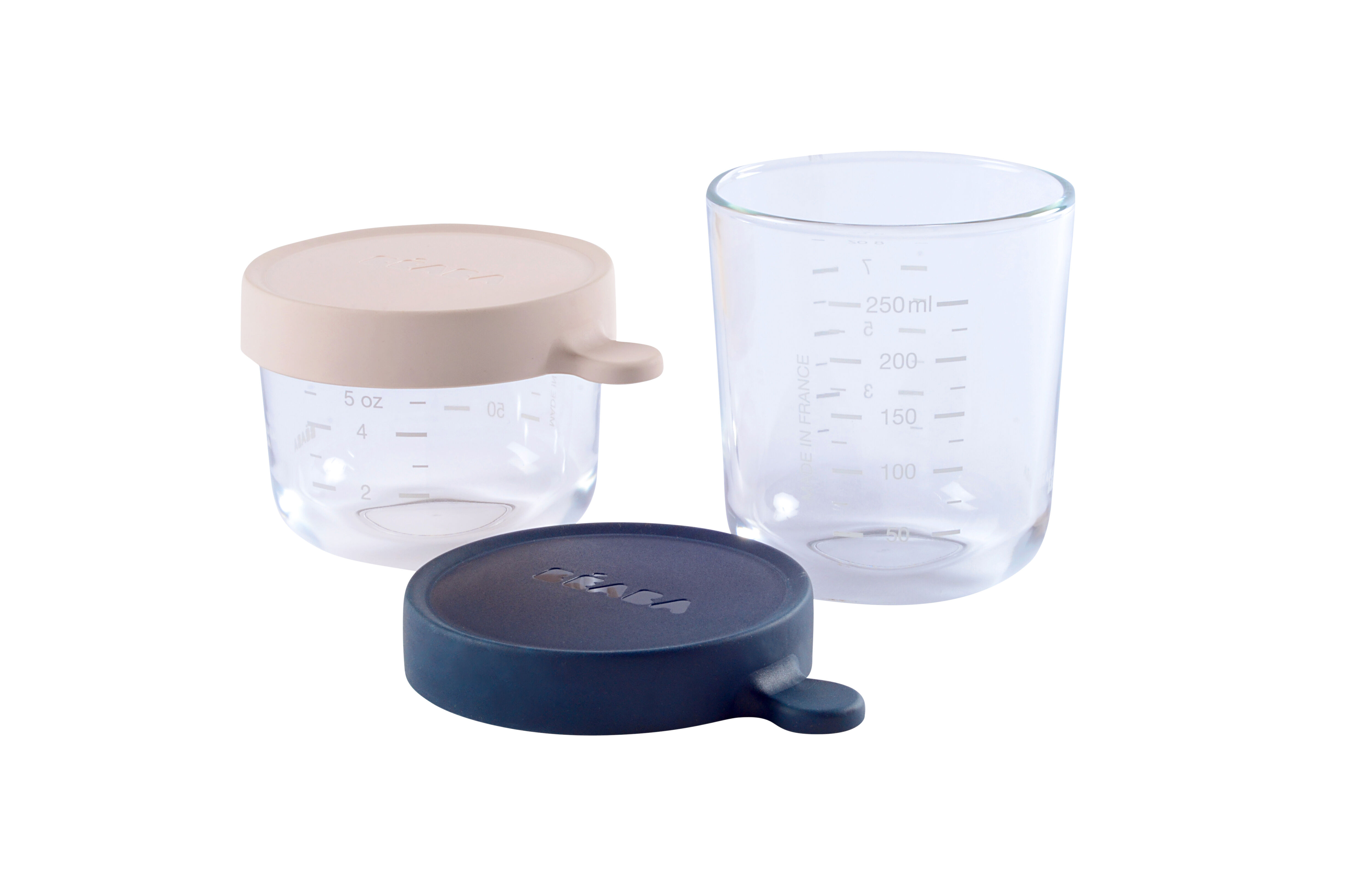 Beaba Conservation Jar Glass Set of 2 150ml /250ml image number 1