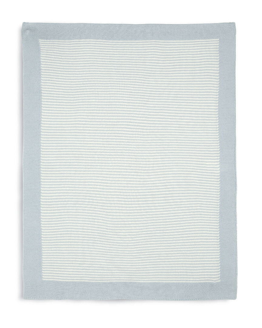 بطانية منسوجة - أرزرق وأبيض image number 2