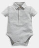 Grey Polo Bodysuit image number 1