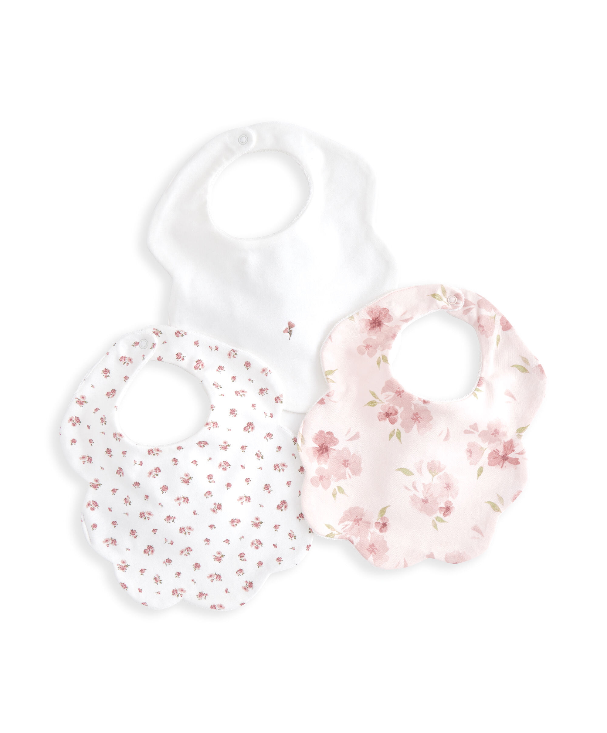 Scalloped Bibs (Set of 3)