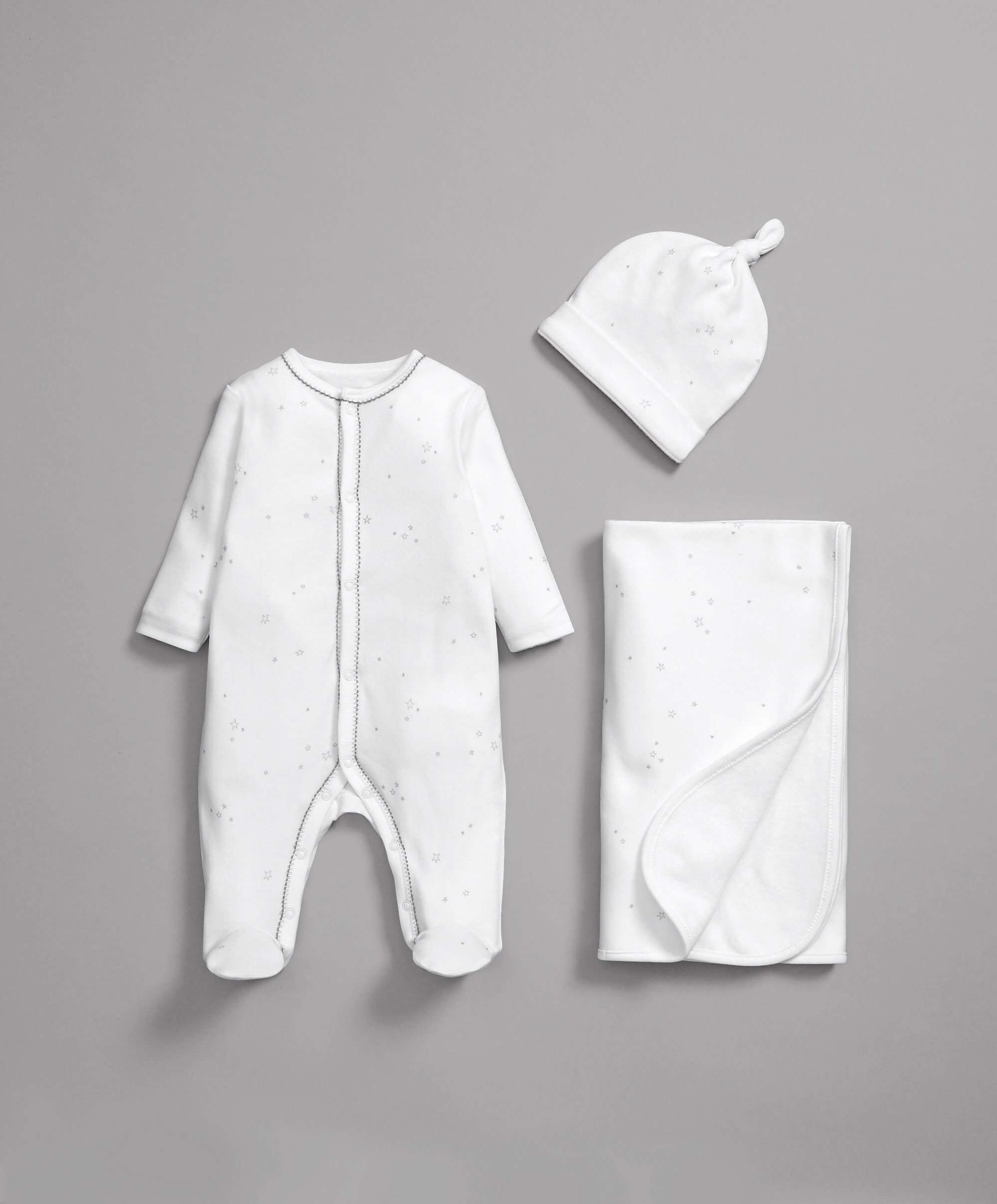 صندوق هدايا به قبعة وبطانية منقوشتان من All-In-One باللون الرملي image number 1