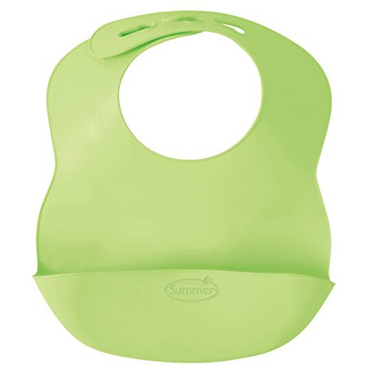 SUMMER INFANT BIBBITY RINSE AND ROLL BIB -GREEN image number 1