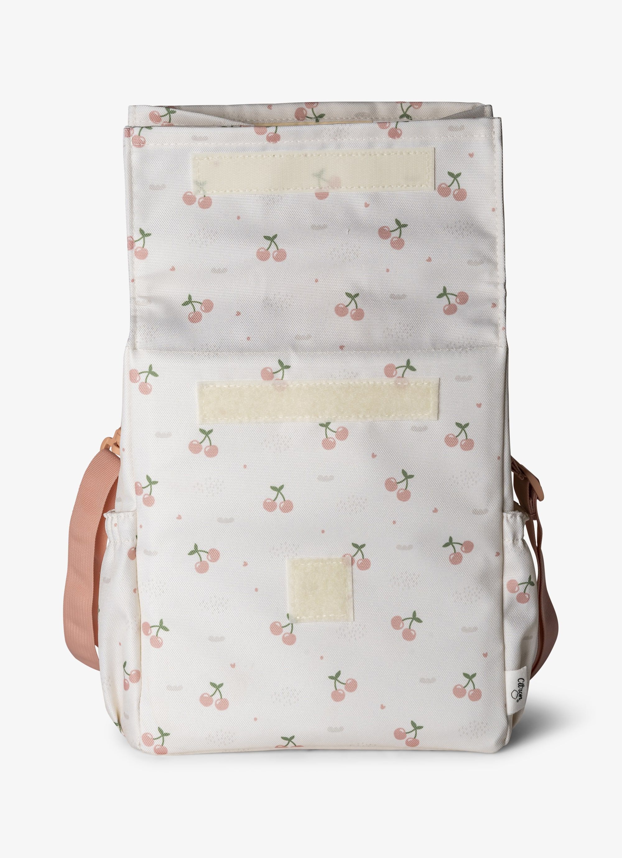 حقيبة غداء عازلة للحرارة بتصميم ملفوف من سيترون - نقشة كرز image number 4