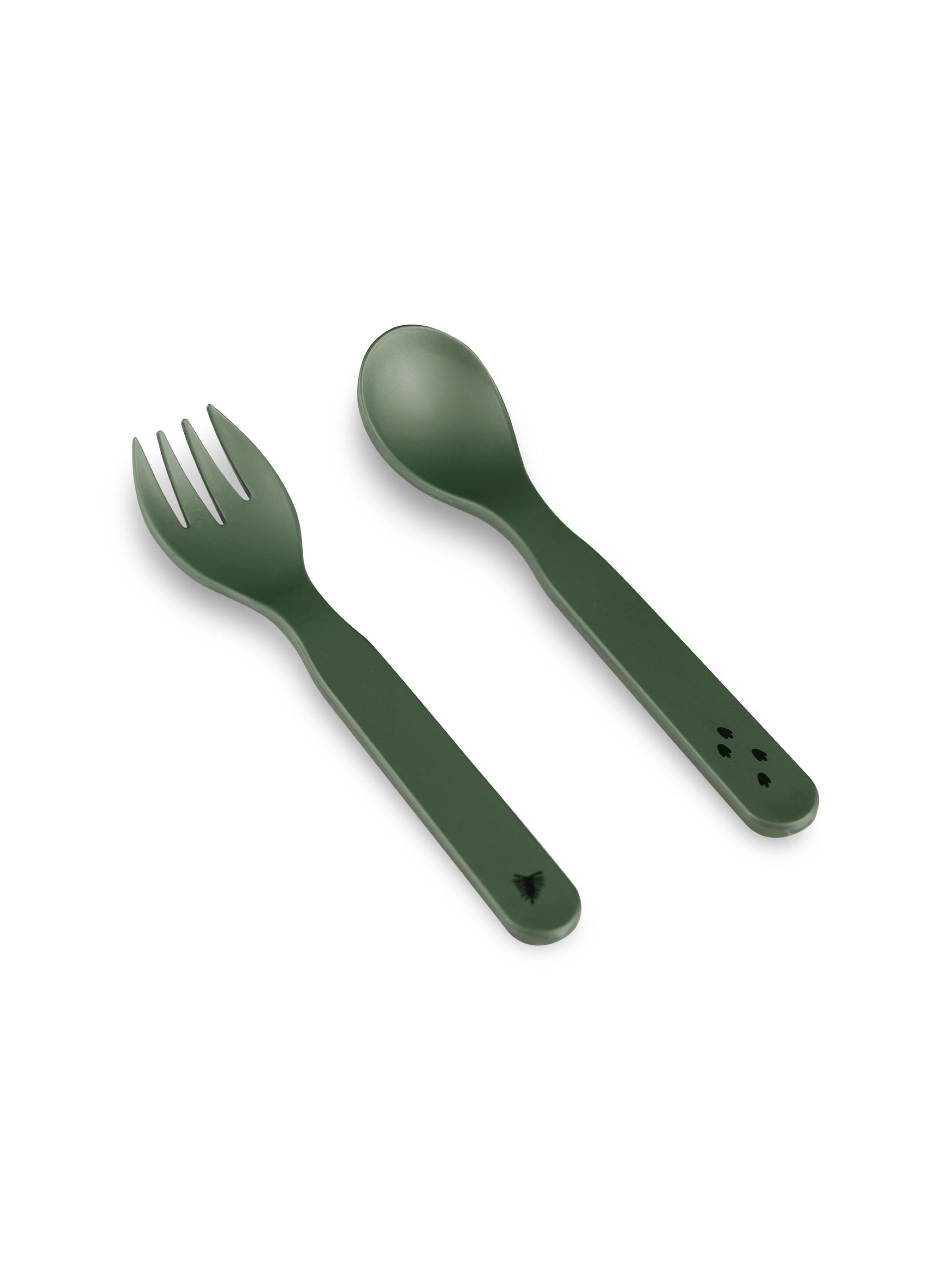 طقم أدوات مائدة من مواد حيوية من سيترون - نقشة ديناصور image number 5