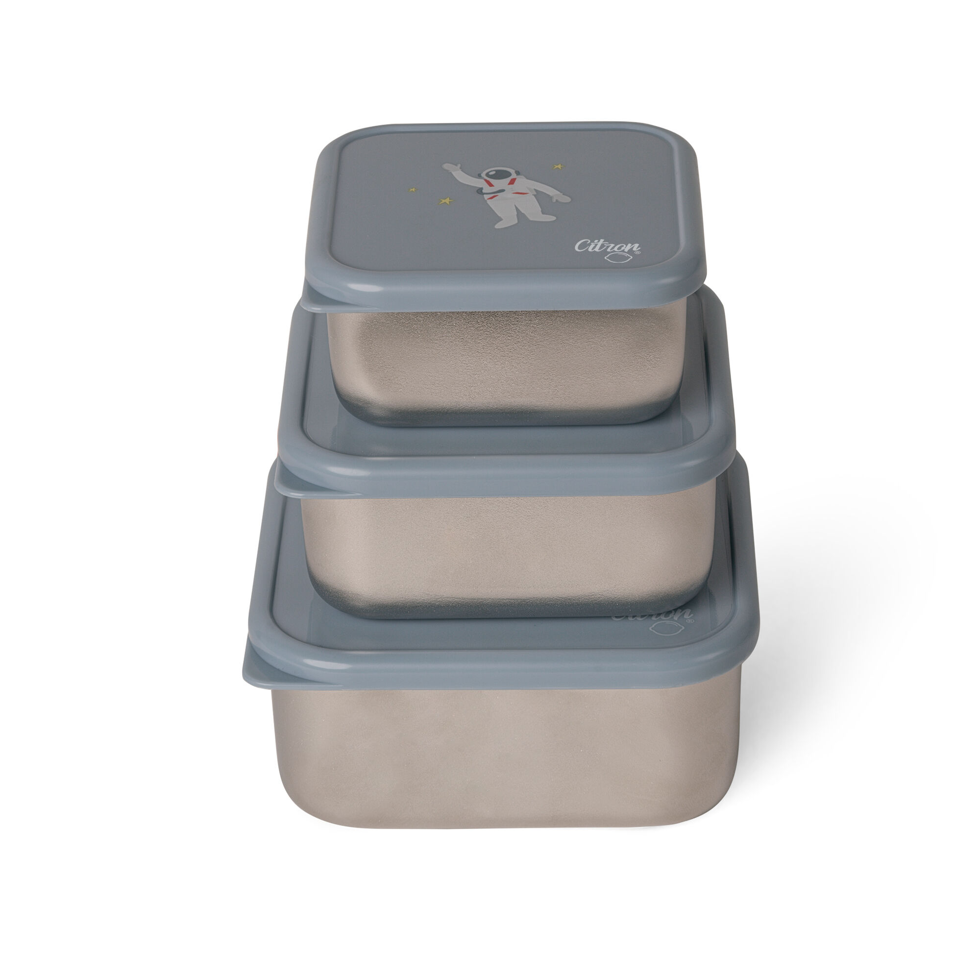 صندوق غداء سيترون قابل للتكديس ستانلس ستيل