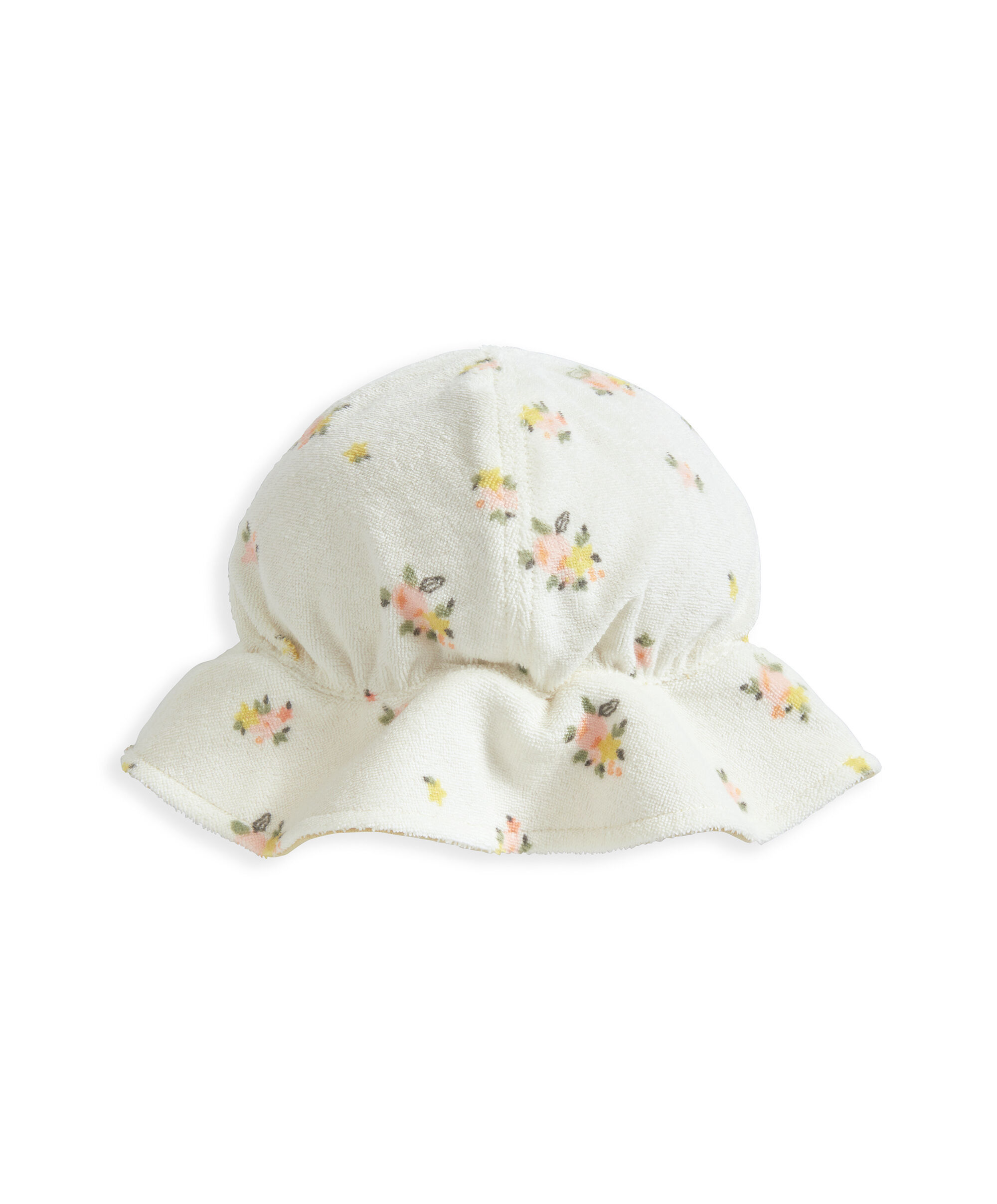 طقم قبعة ورومبر بنقشة فاكهة من قماش فائق الامتصاص - قطعتان image number 4