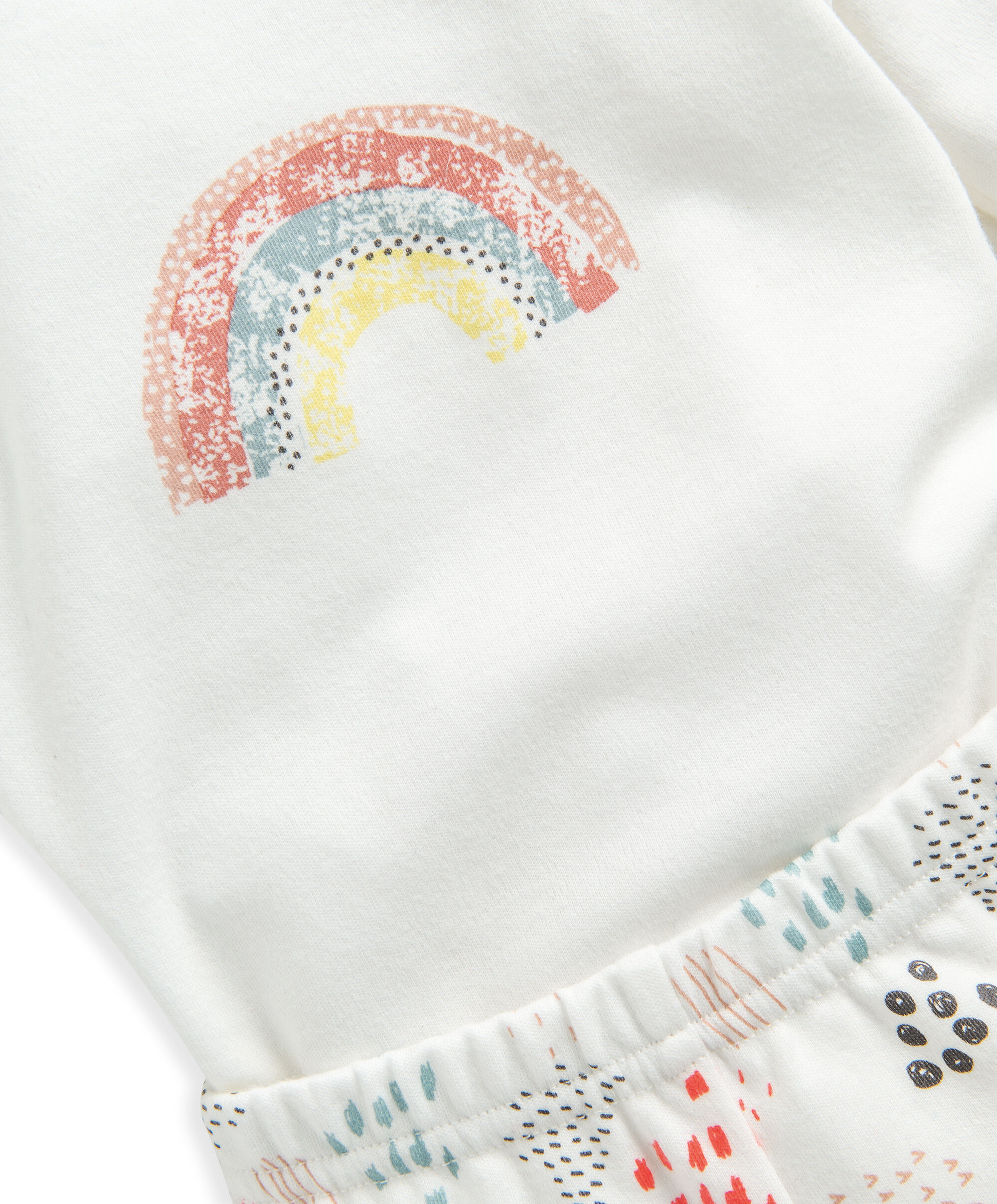 طقم بنقشة قوس قزح - قطعتان image number 5