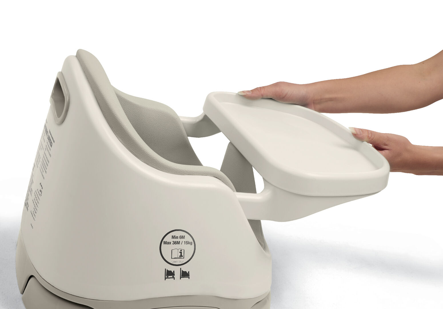 مقعد باغ داعم وأرضي 3 في 1 بصينية ألعاب - كلاي image number 3