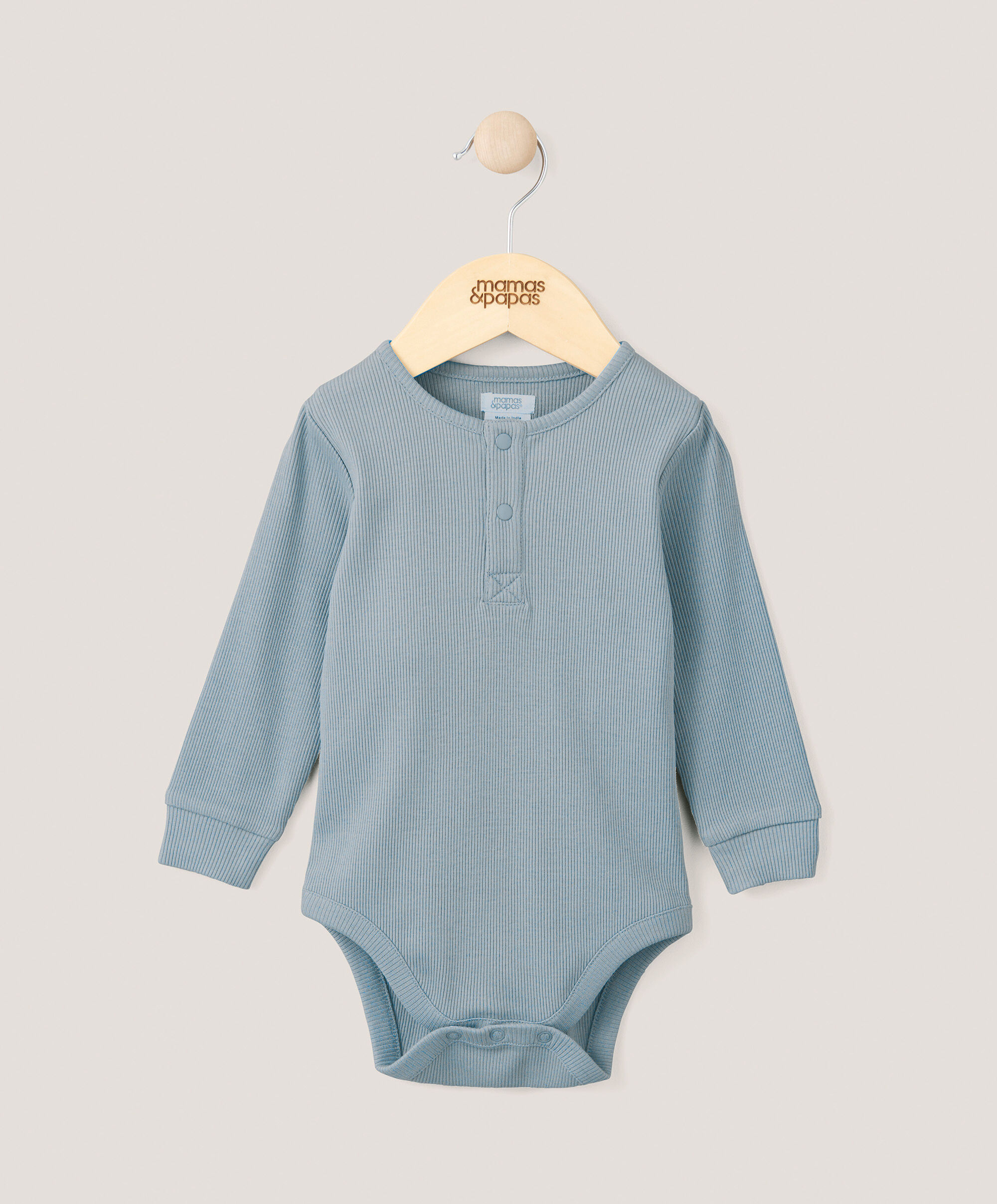 لباس قطعة واحدة بتصميم مضلع - أزرق image number 1