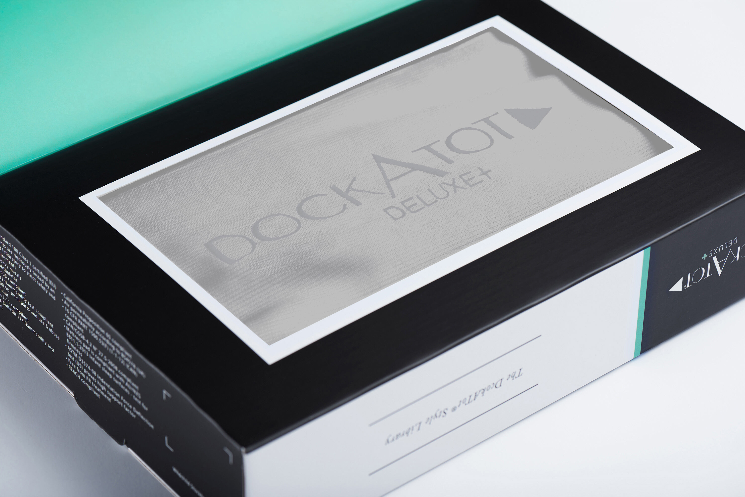 غطاء مهد ديلوكس+ من دوك ايه توت - كلاود جراي image number 1