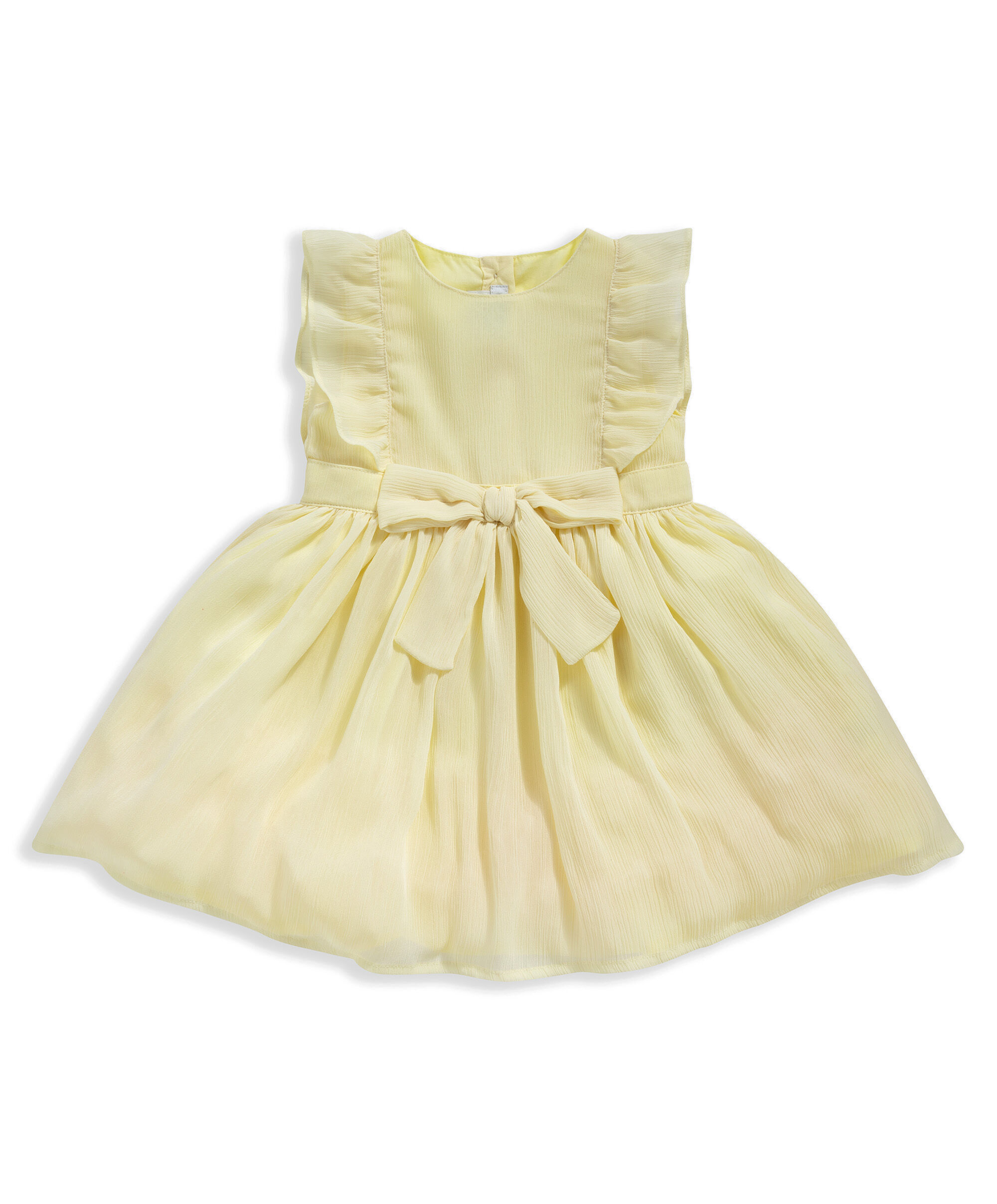 فستان مجعد بعقدة image number 1