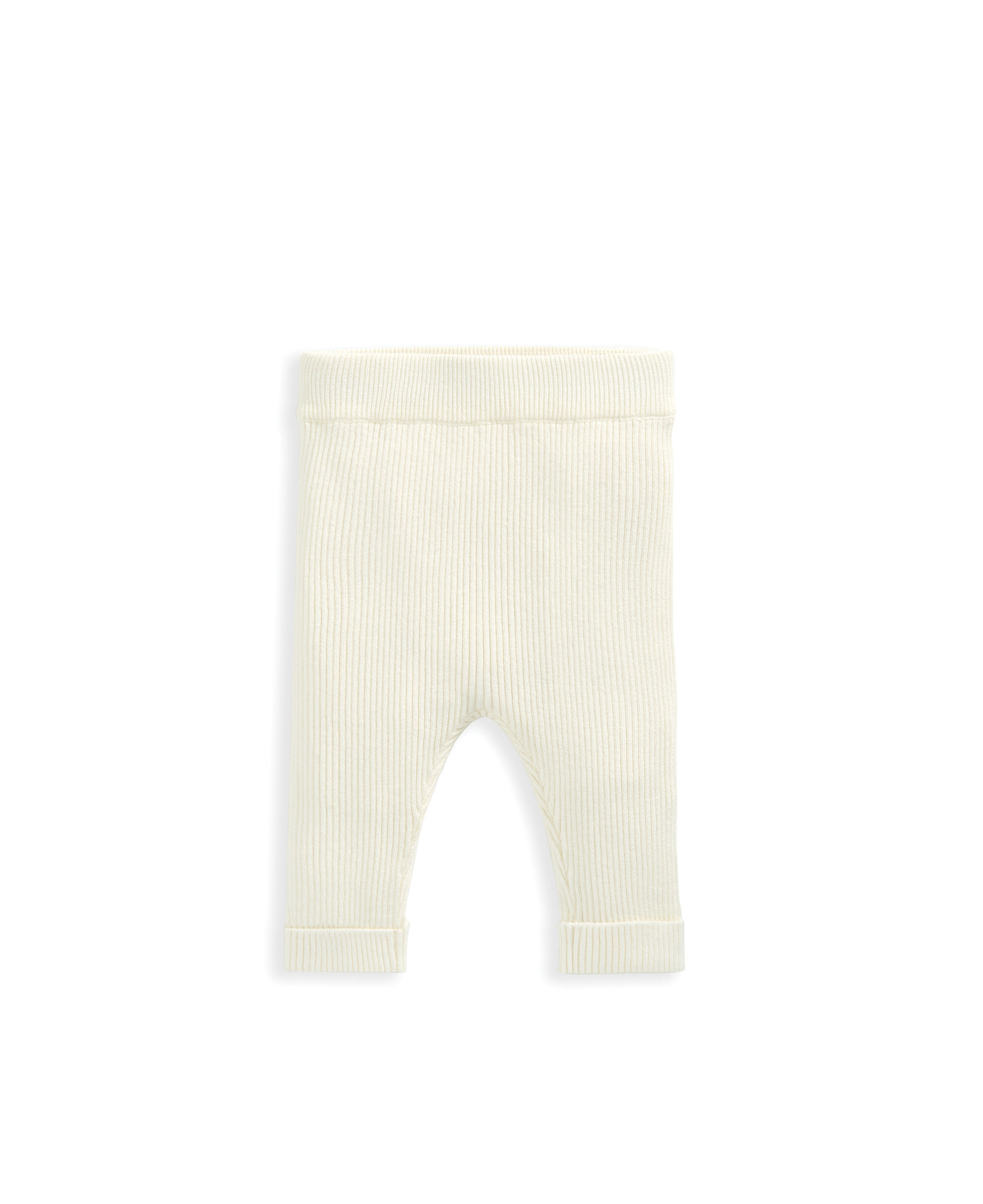 طقم كارديغان ولغينغز منسوج - بيج image number 3