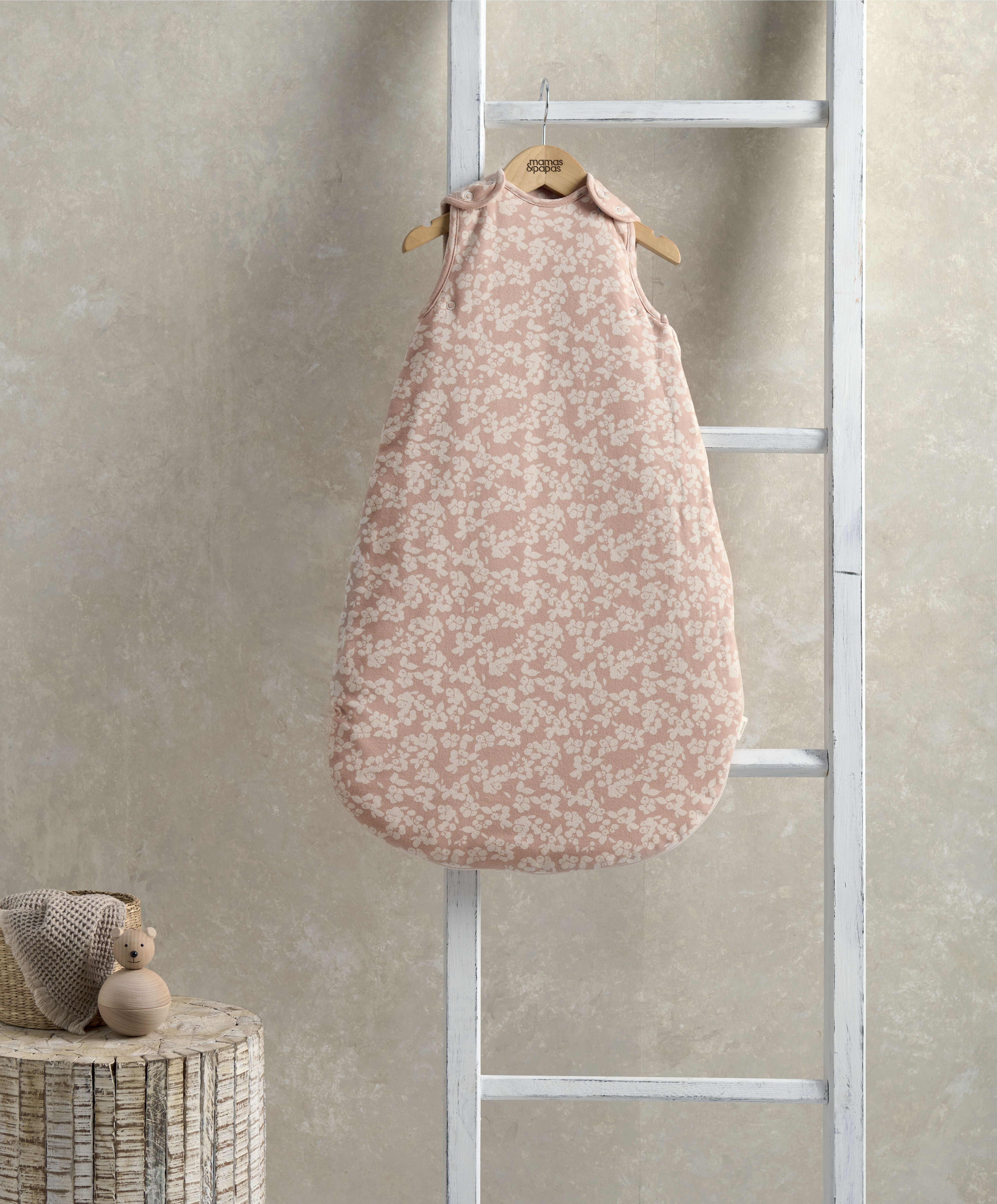 كيس نوم دريم بود للأطفال منذ الولادة إلى 6 أشهر بمعدل دفء 2.5 - نقشة زهور image number 1