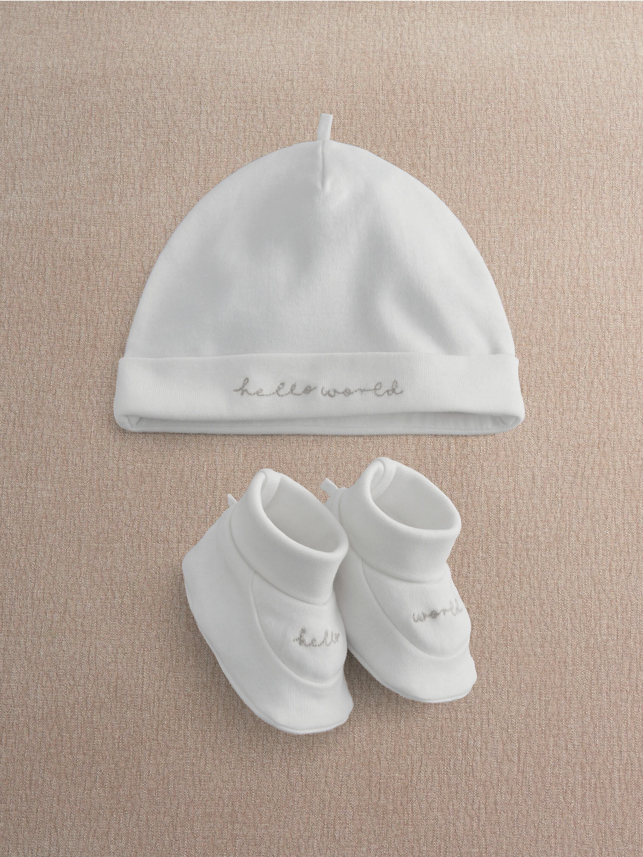 Hello World Hat & Booties