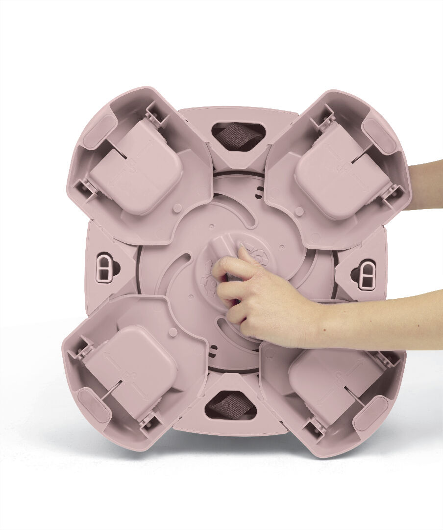 مقعد باغ داعم وأرضي 3 في 1 بصينية ألعاب - بلوسوم image number 13