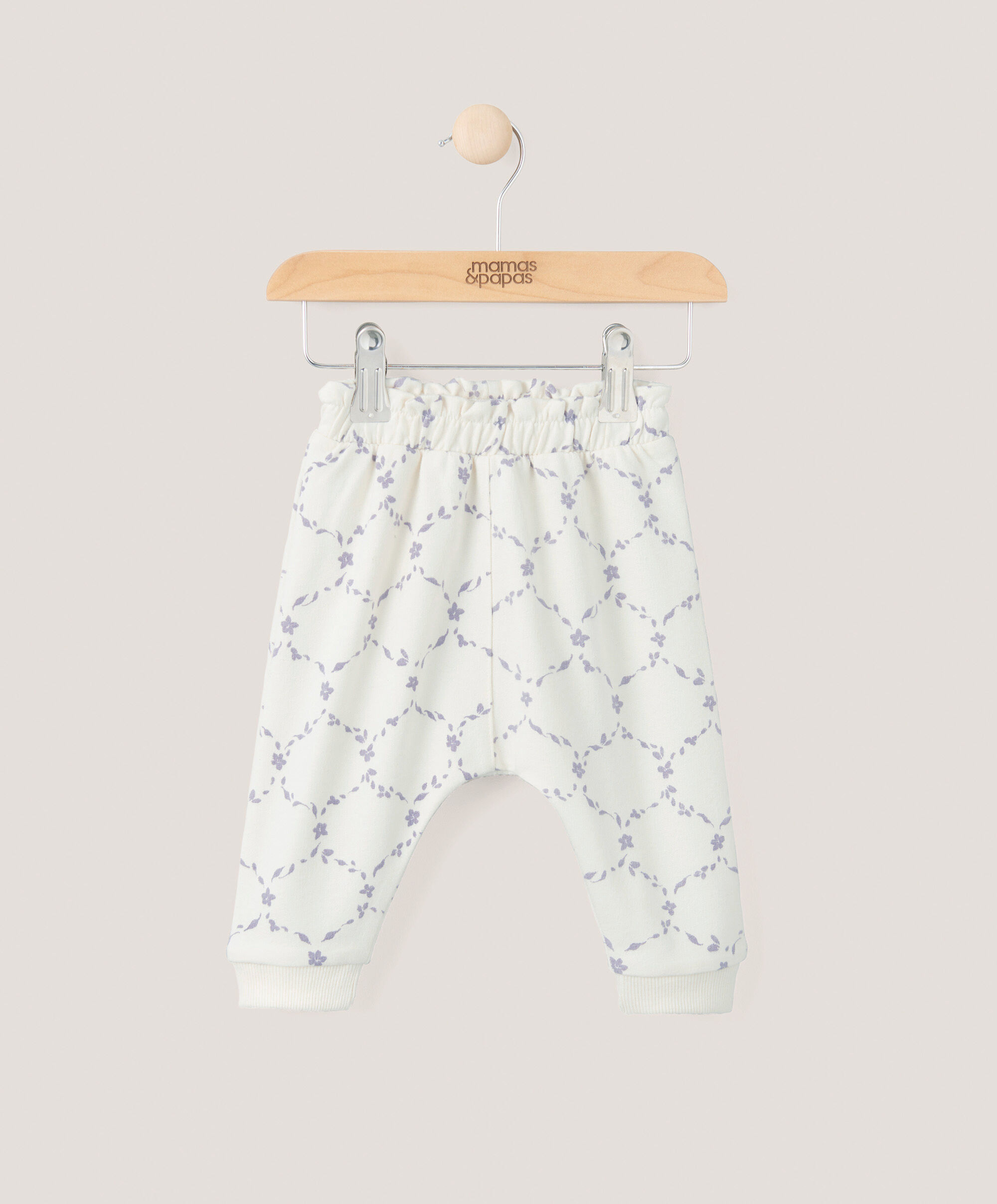 بنطال رياضي بطبعة تعريشة زهور image number 1