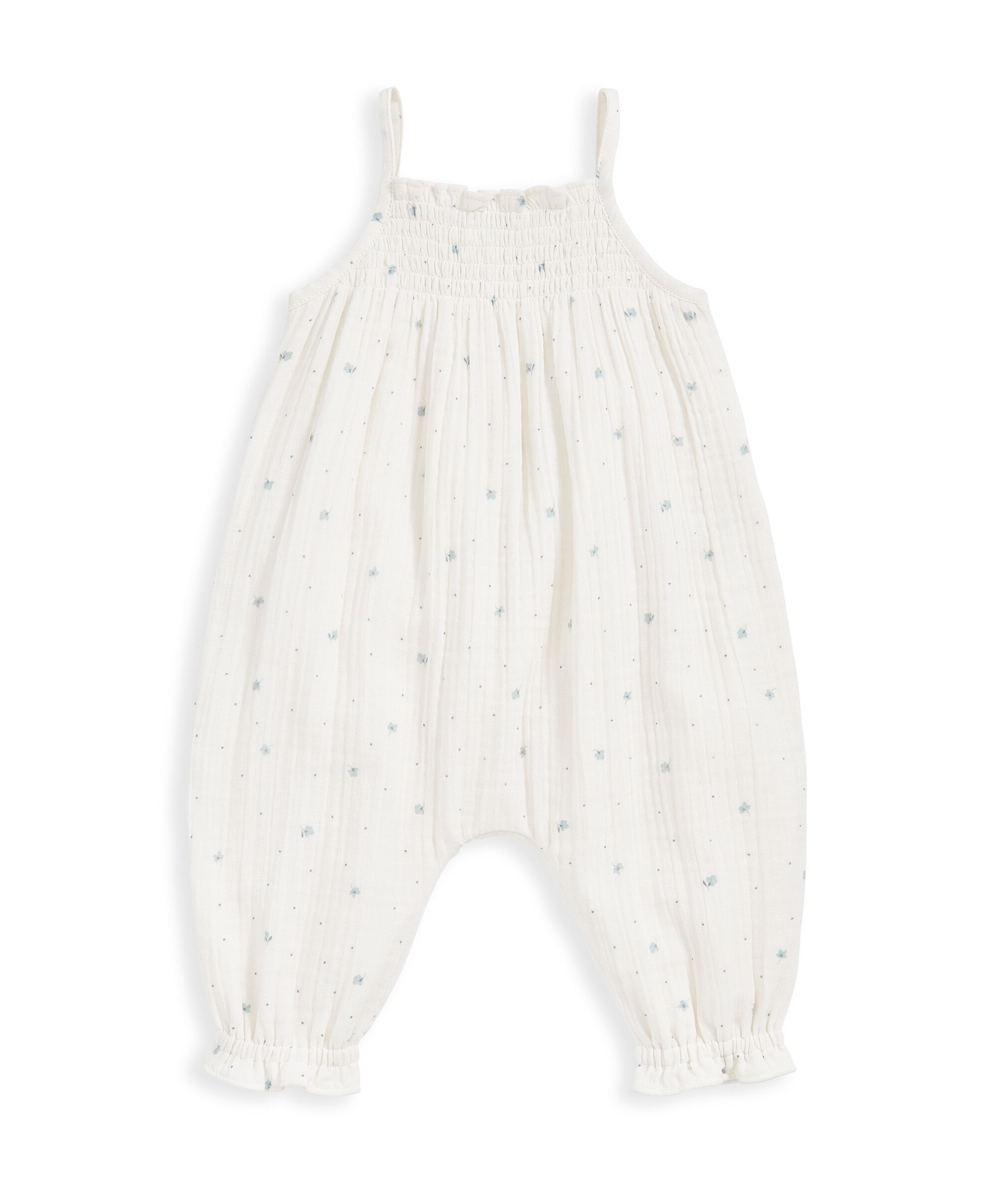 رومبر بحمالات ونقشة زهور - وردي image number 2