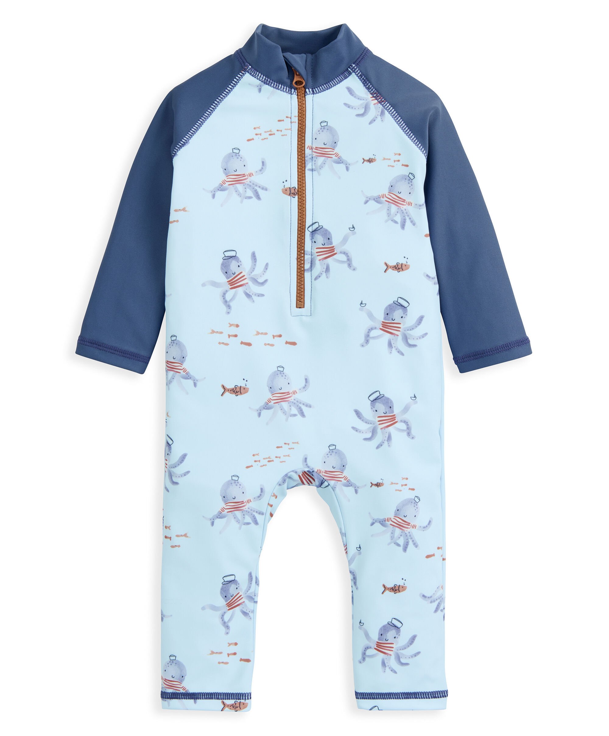 بدلة سباحة بطبعة حبار image number 2