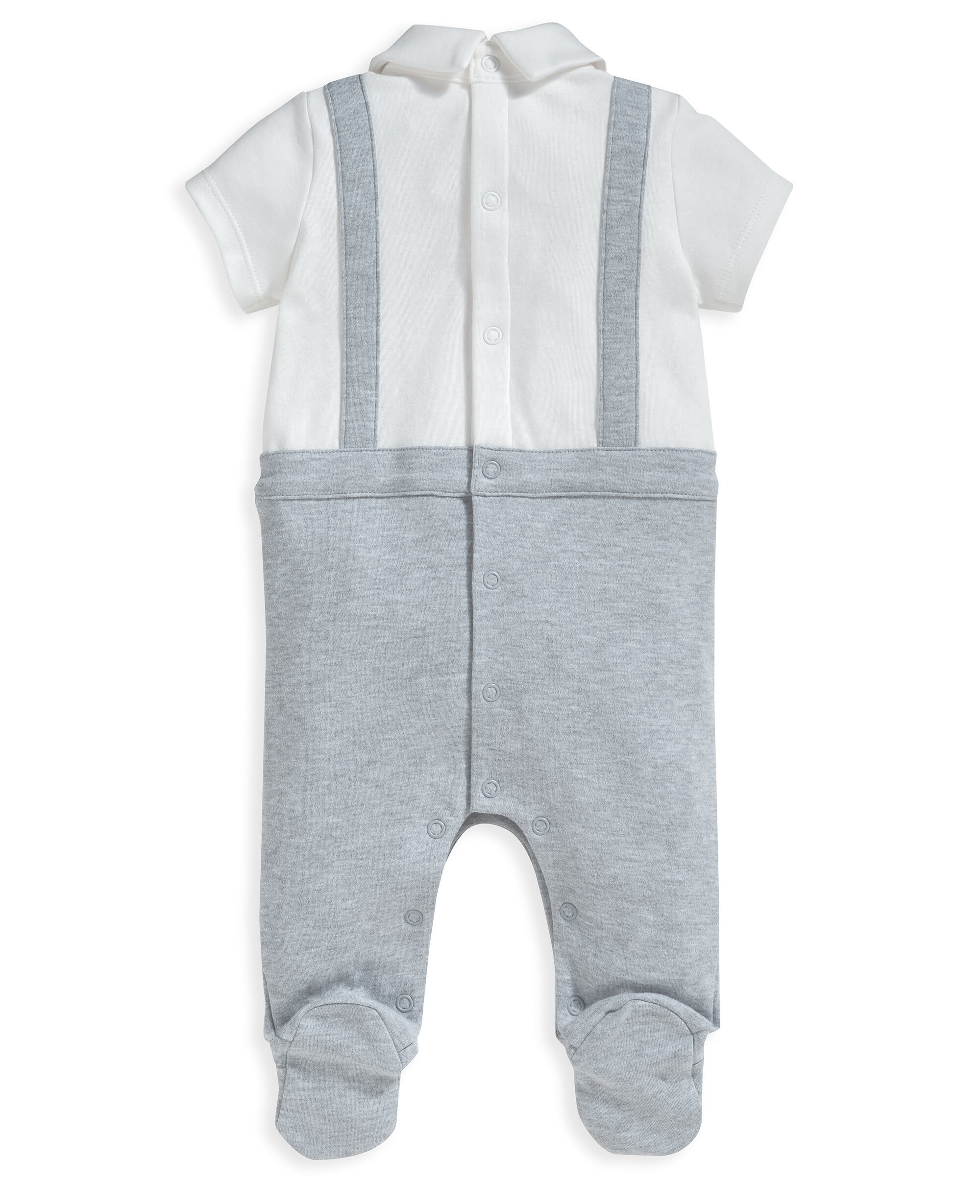 طقم الكل في واحد بحمالات للزينة - رمادي image number 2