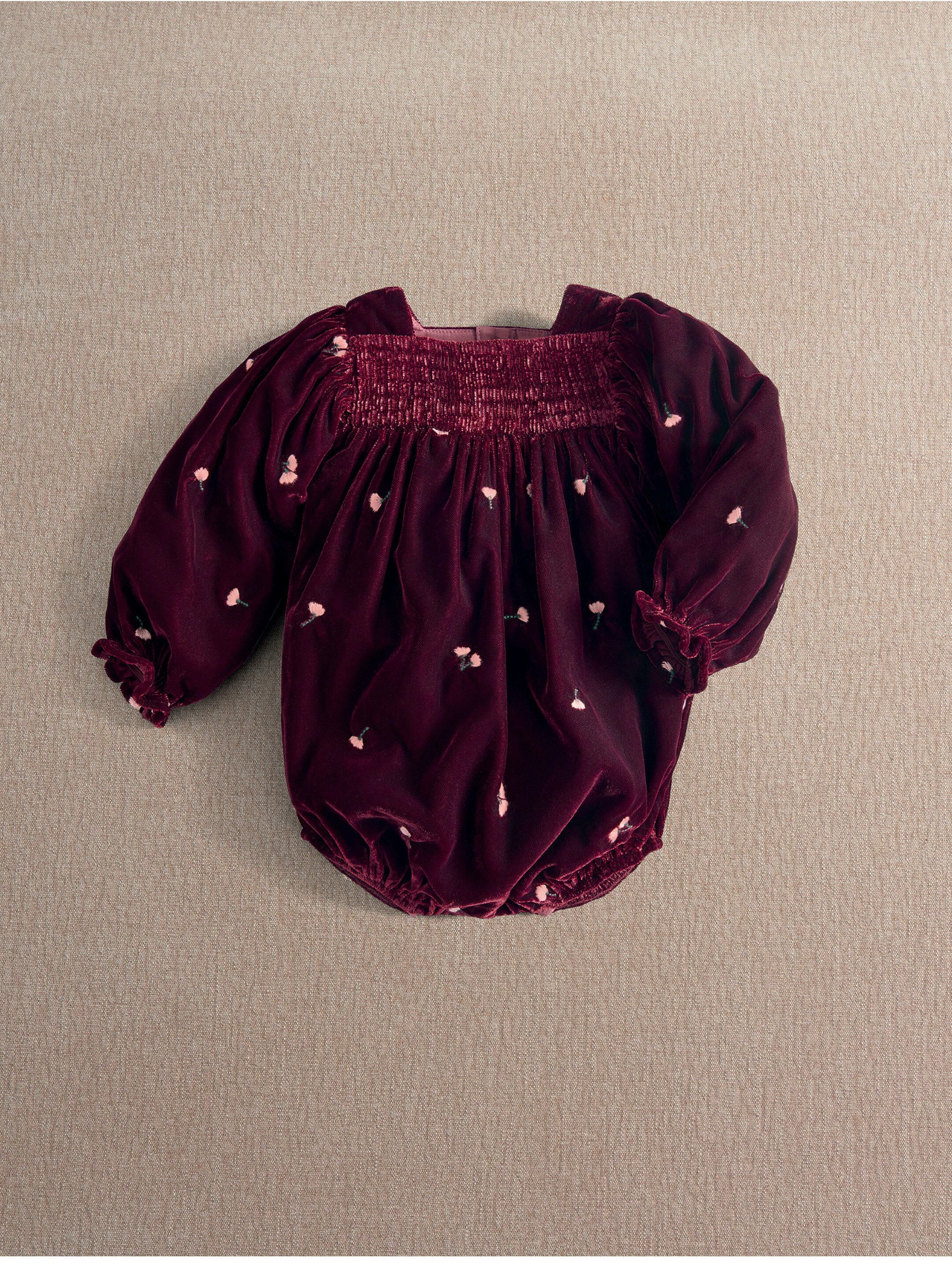 Velour Romper image number 2