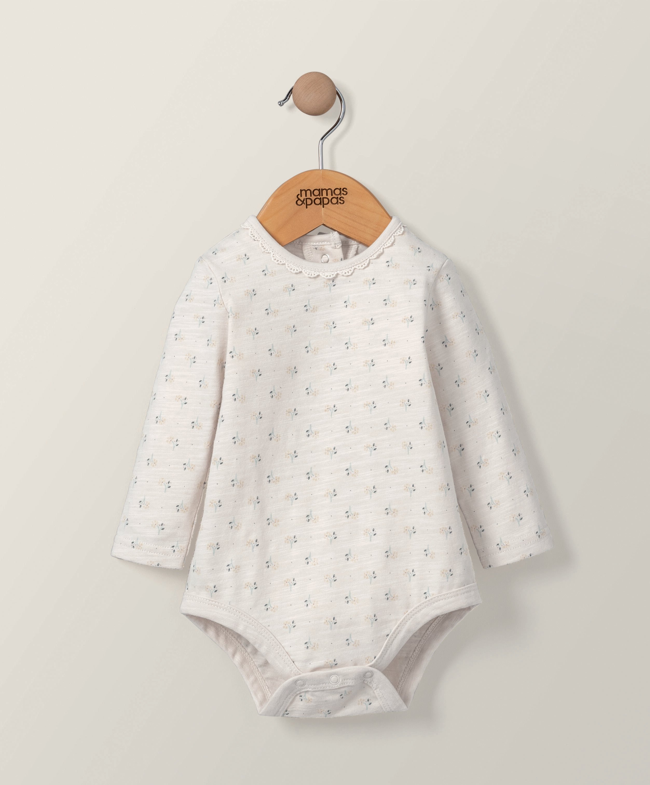 لباس قطعة واحدة جيرسيه ناعم بنقشة بالكامل image number 1