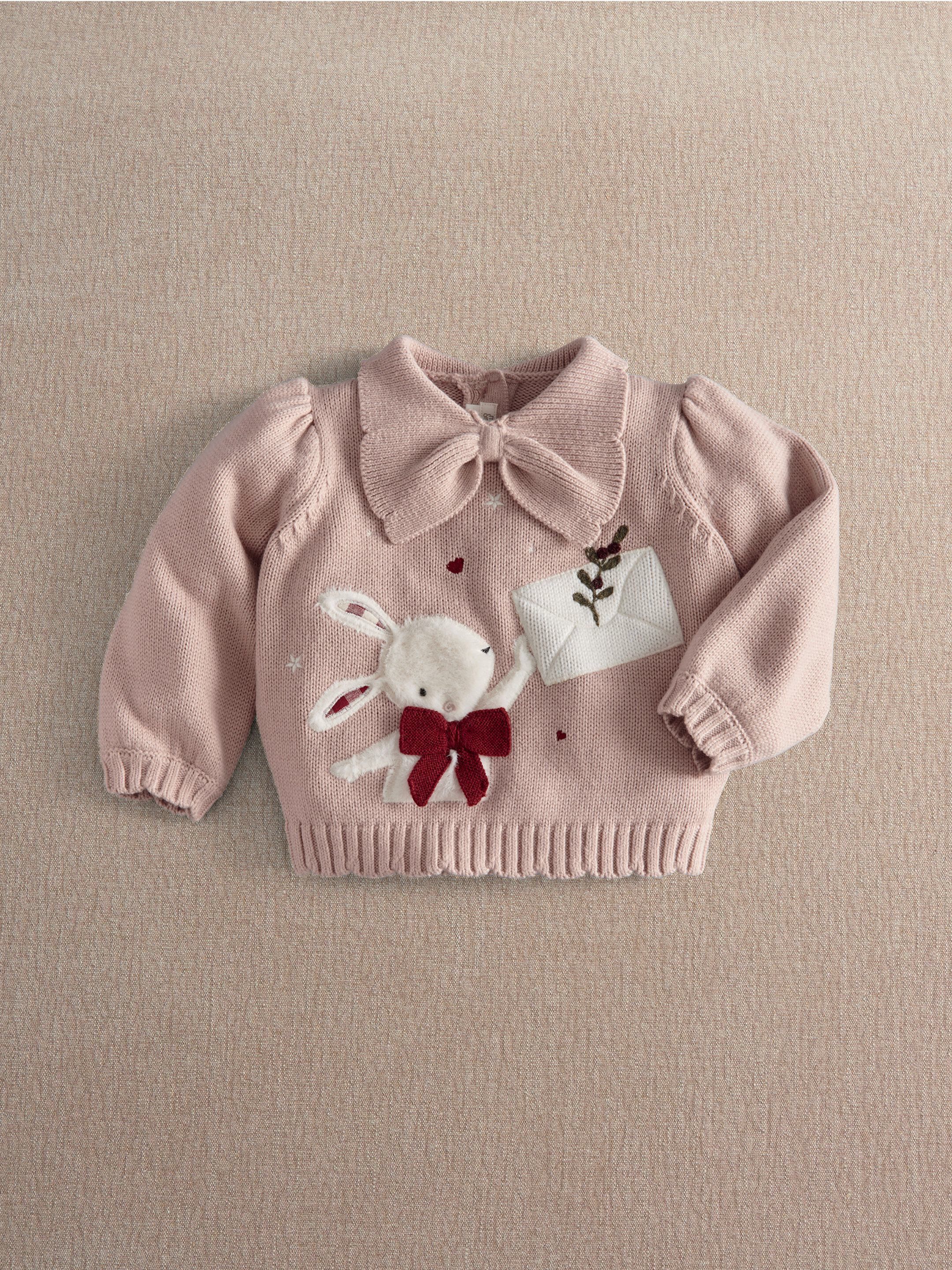 Knitted Bunny Jumper image number 2