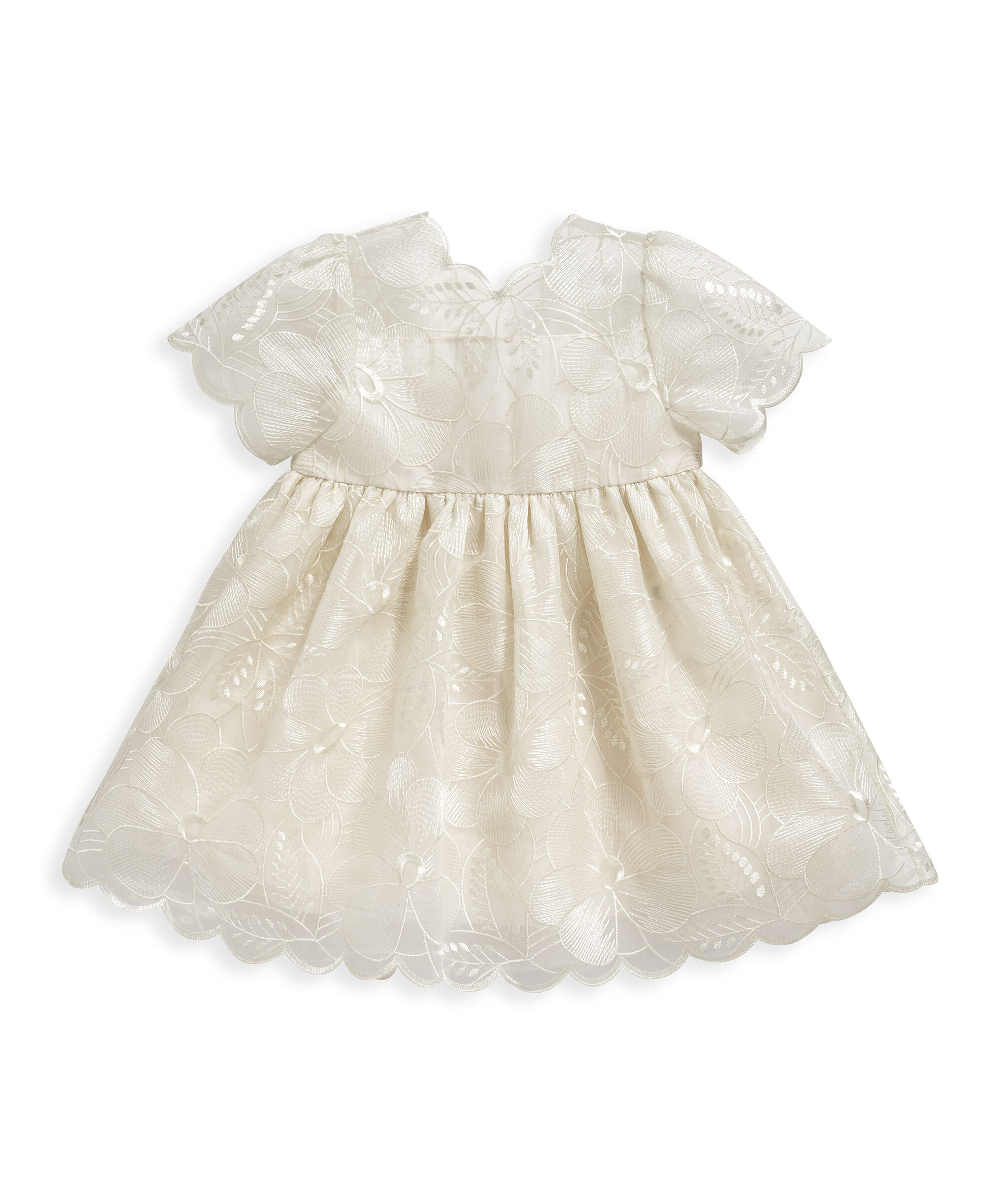 فستان دانتيل بنقشة زهور image number 3