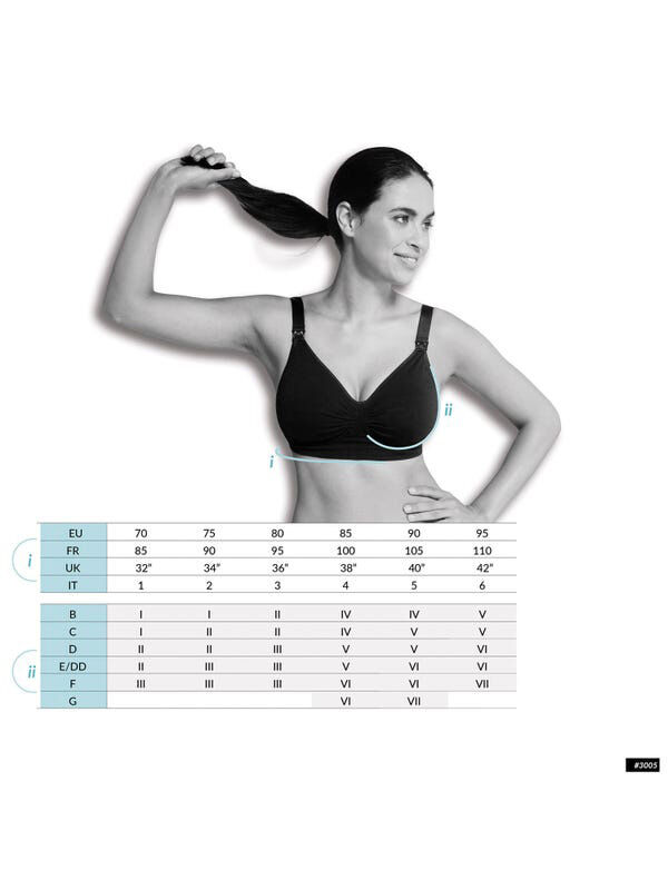 حمالة صدر للحمل والرضاعة بتصميم دانتيل مقاس VI من كاريويل - أسود image number 4