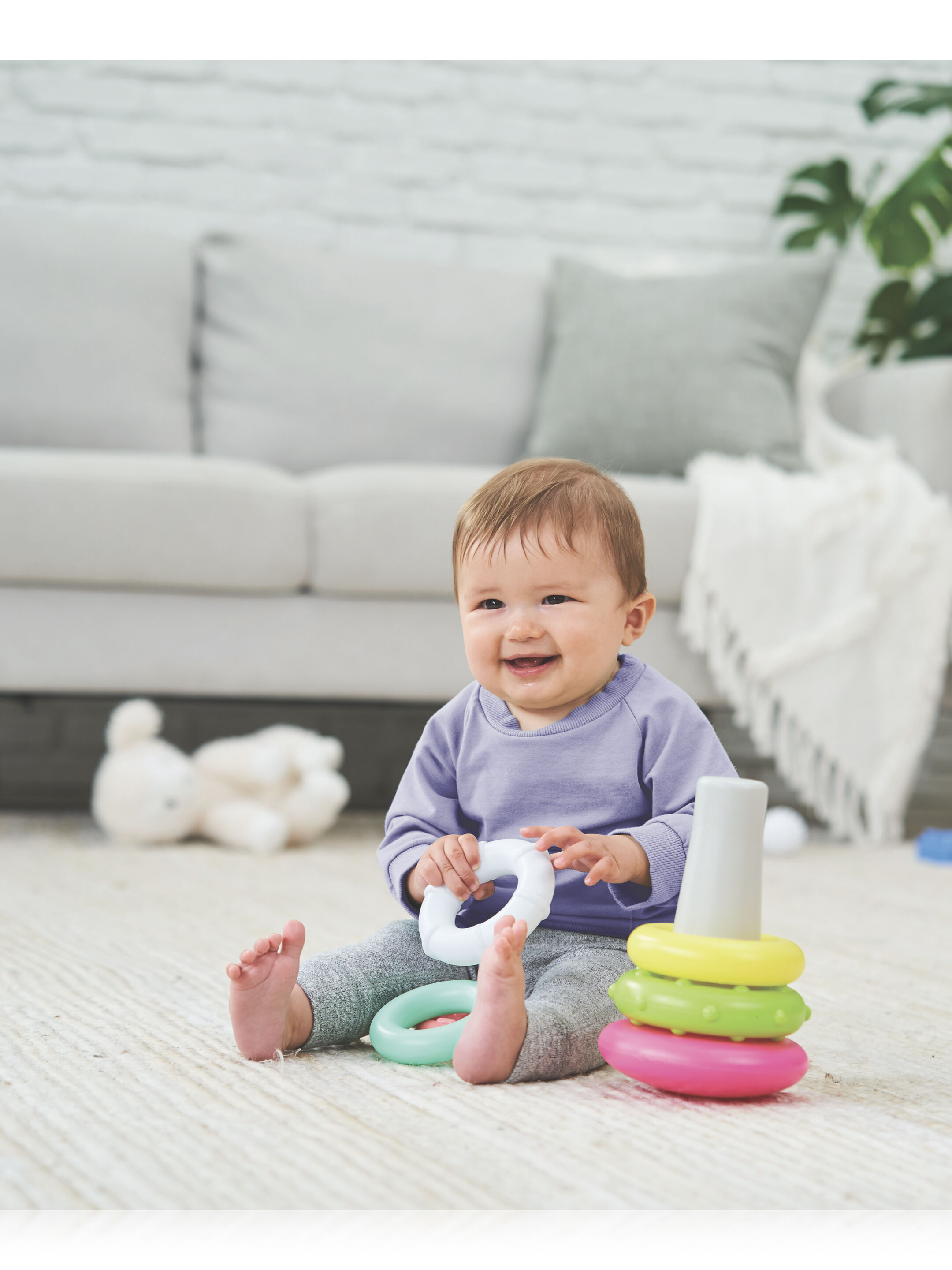 لعبة الحلقات من إنفانتينو - وردي image number 2