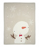 بطانية كريسماس بتصميم رجل الثلج image number 1