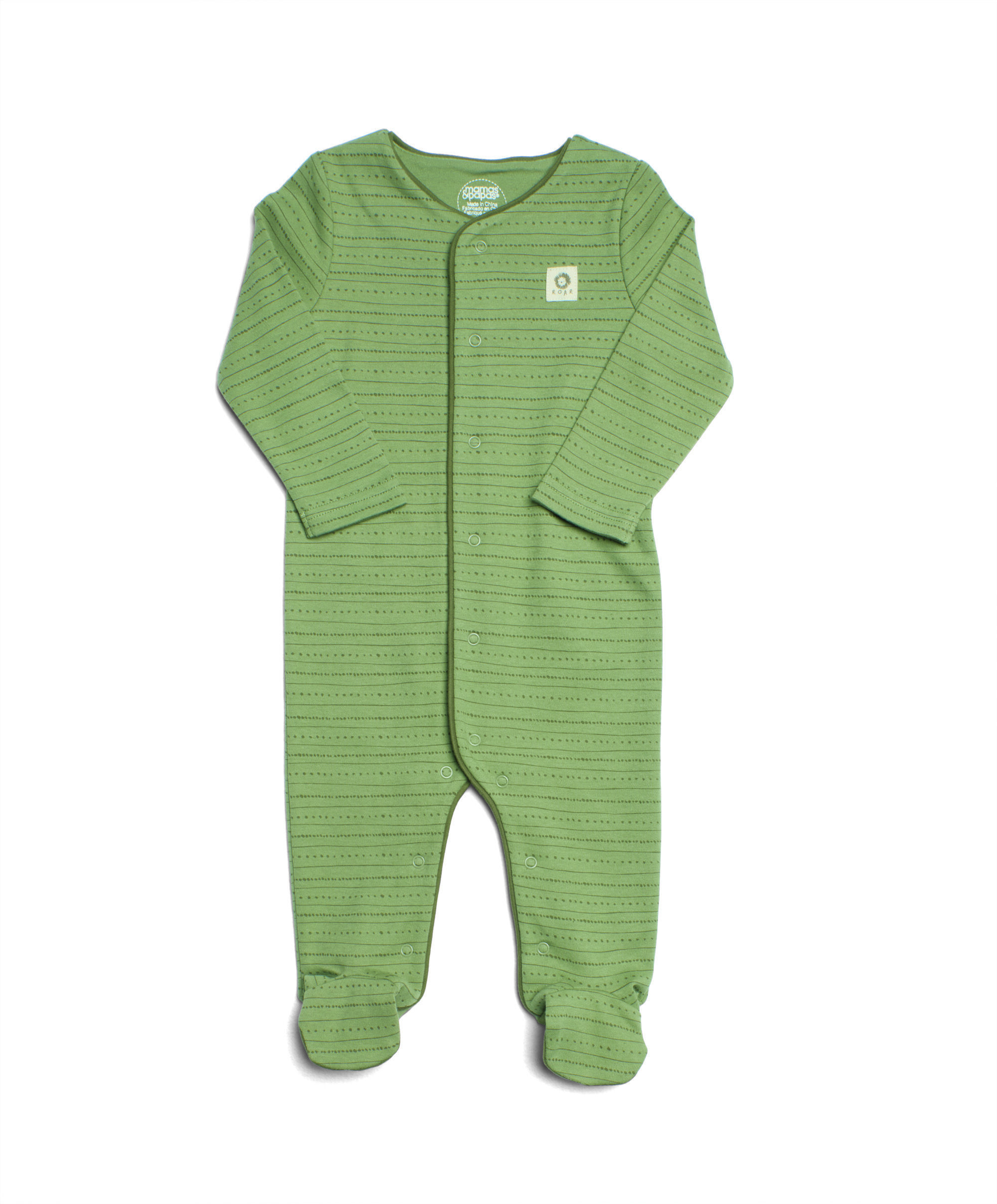 لباس الكل في واحد بنقشة خطوط ونقاط image number 1