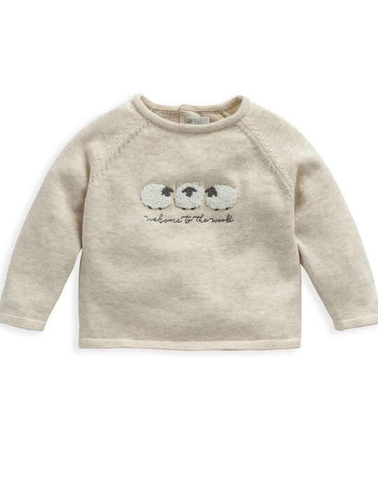 Knitted Sheep Jumper image number 1