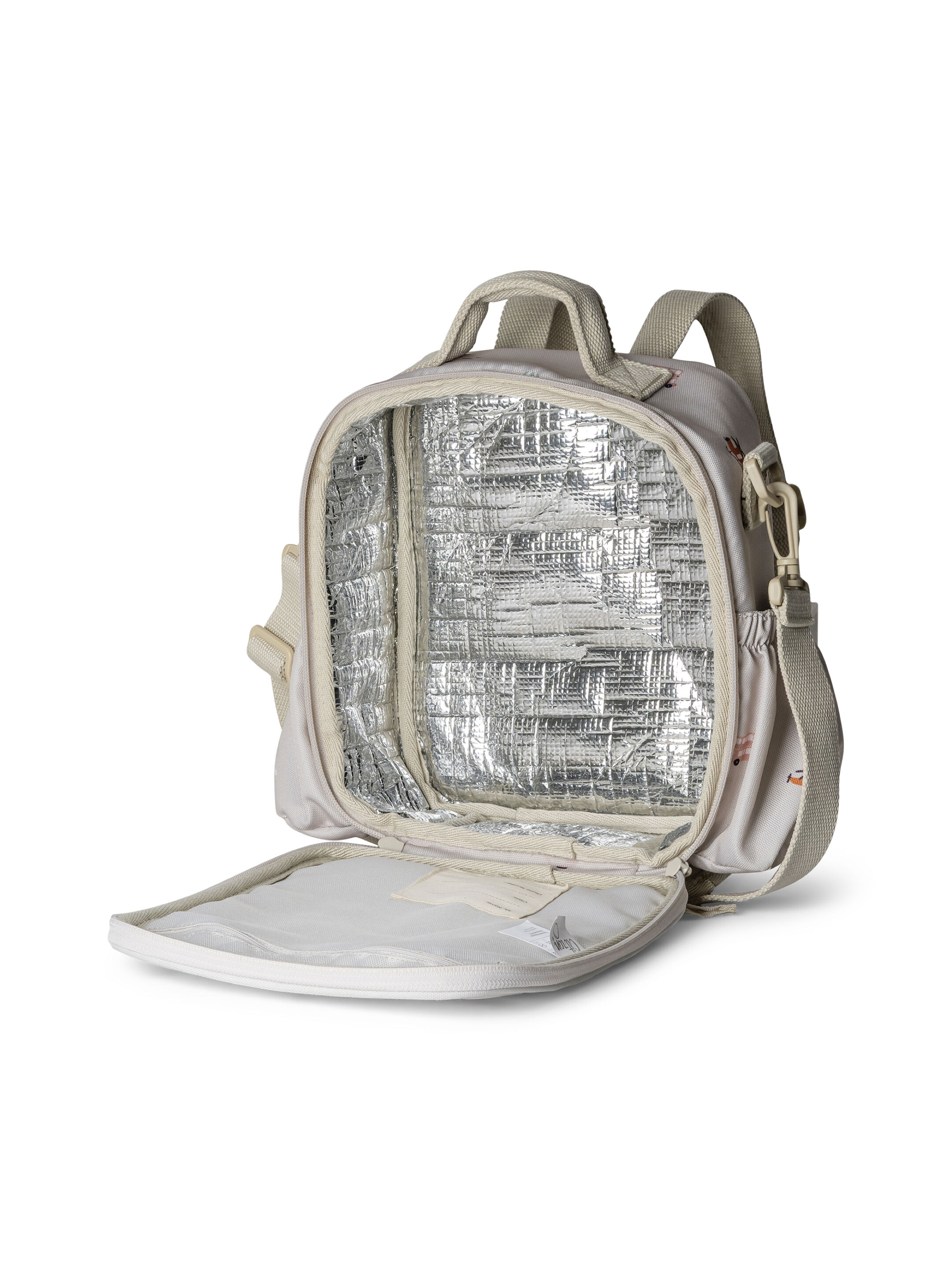 حقيبة غداء كلاسيكية بنقشة مركبات من سيترون image number 3