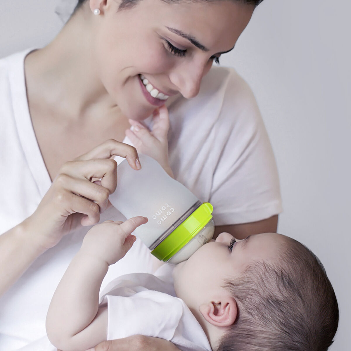 مجموعة حلمات كوموتومو شفافة ناتشورال تيت (تدفق متنوع) شفافة سيليكون، قطعتان  image number 6