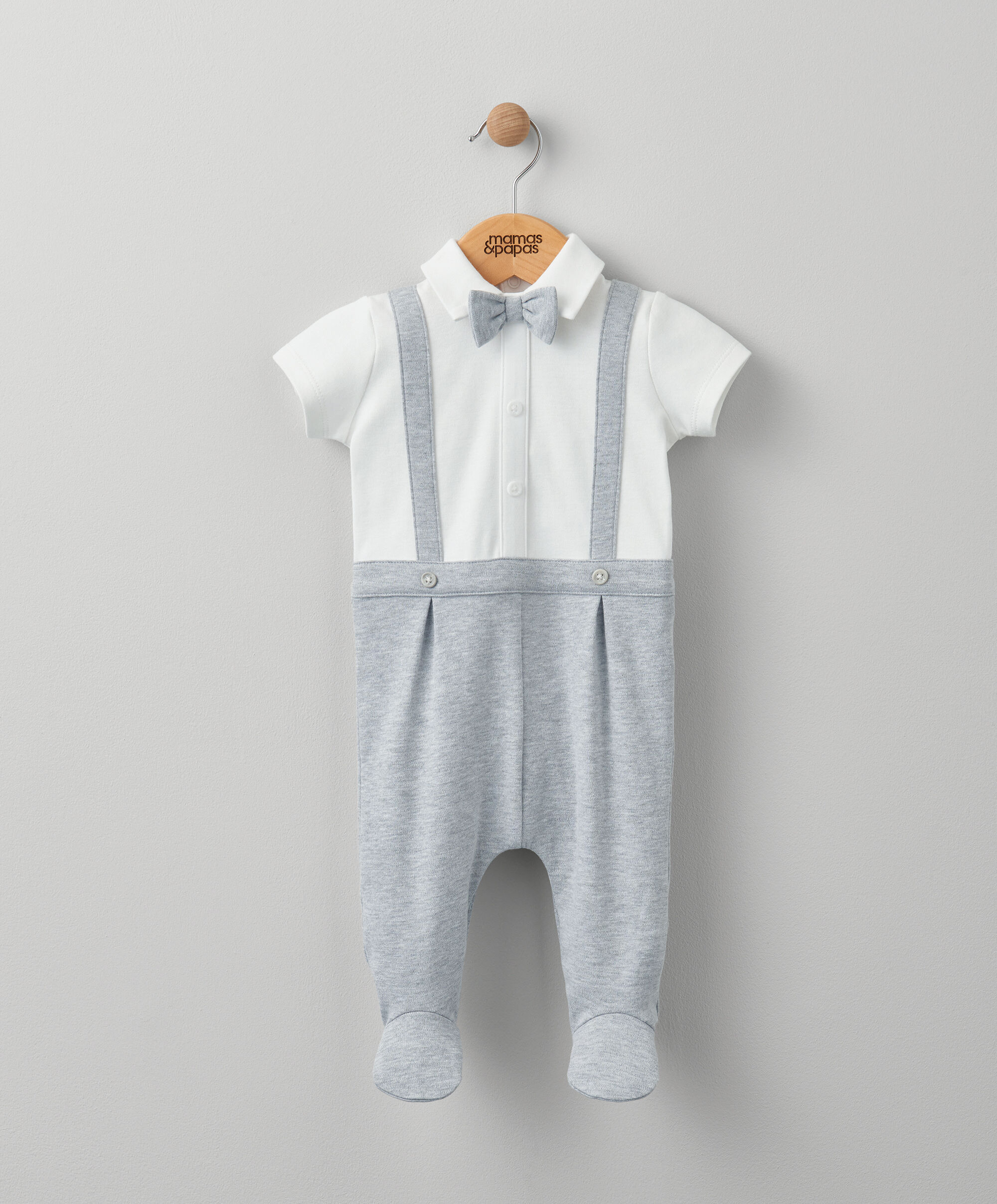 طقم الكل في واحد بحمالات للزينة - رمادي image number 5