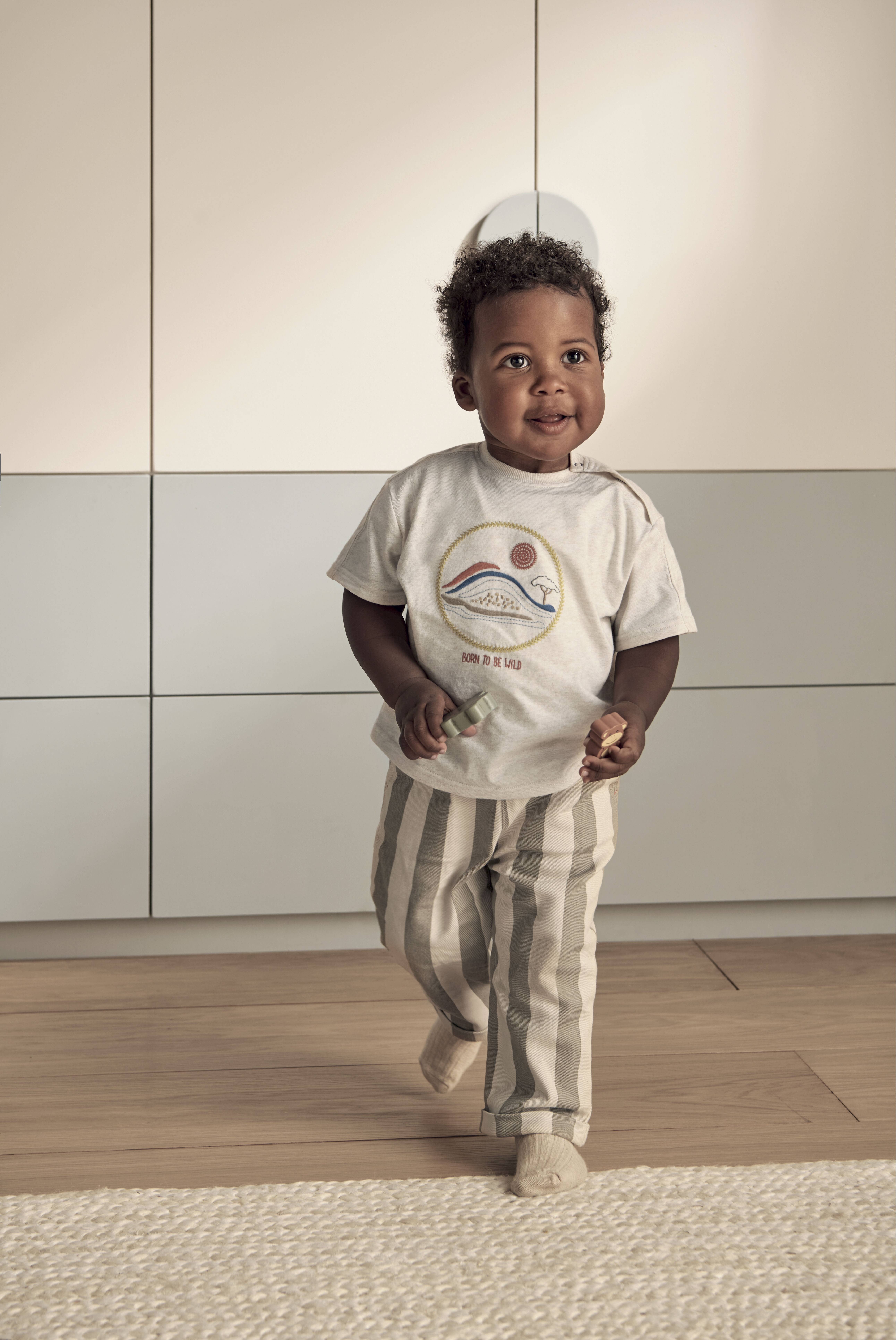 بنطال رياضي مخطط تويل image number 2