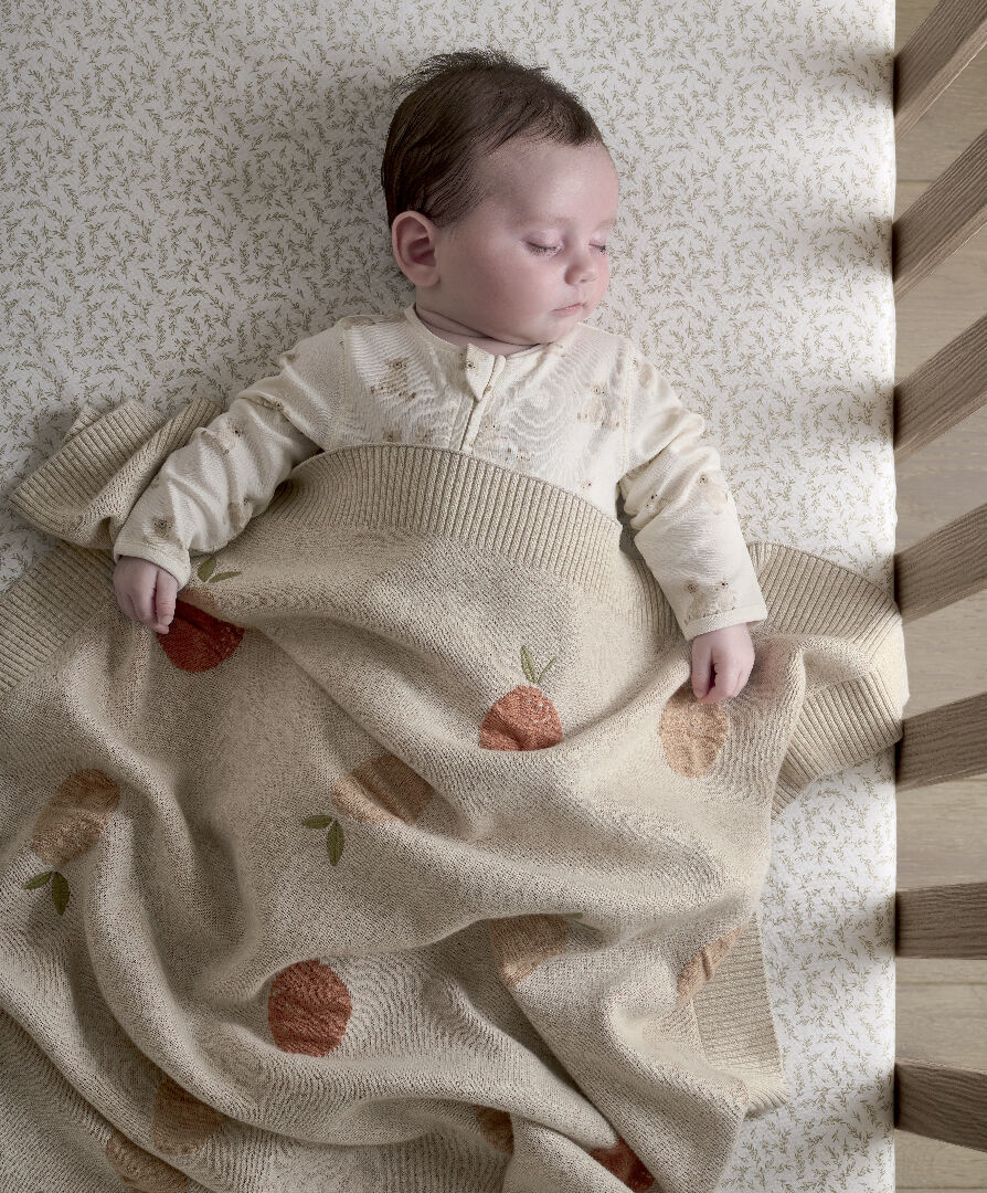 بطانية منسوجة ويلكم تو ذا وورلد سيدلينج - نقشة فاكهة image number 5