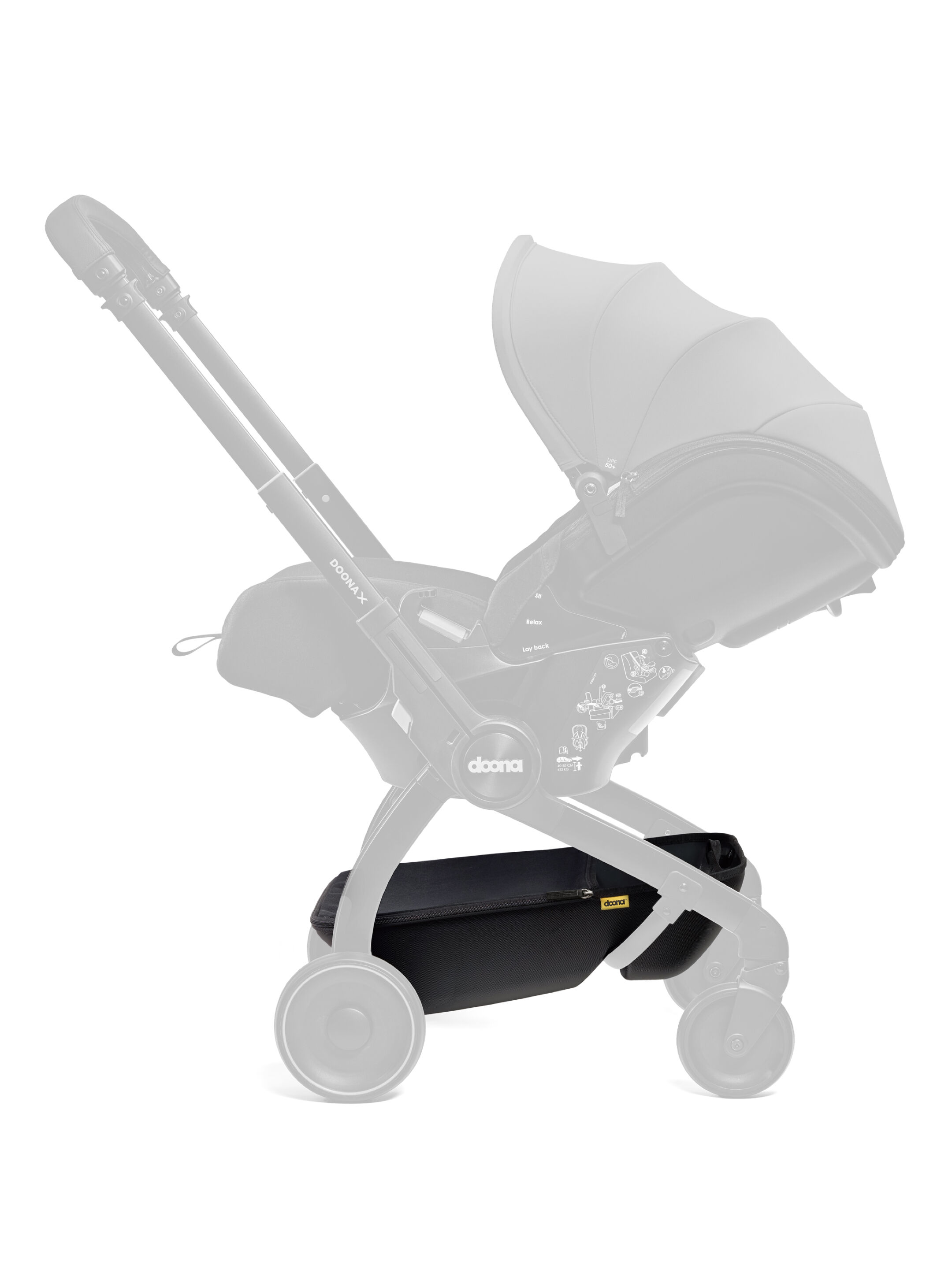 سلة دونا إكس باك اند جو - أسود