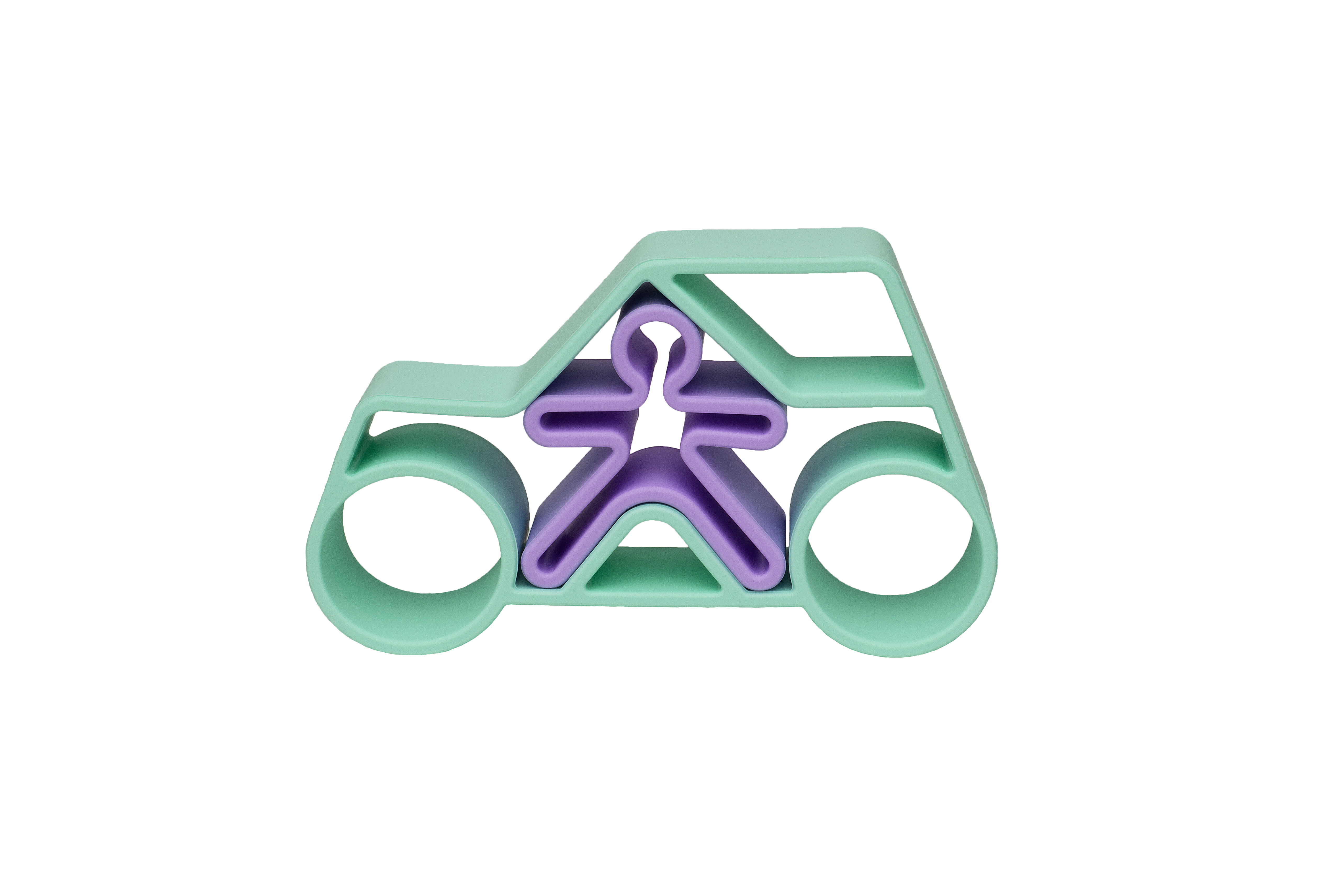 لعبة بتصميم سيارة بلون أخضر فاتح من دينا image number 1