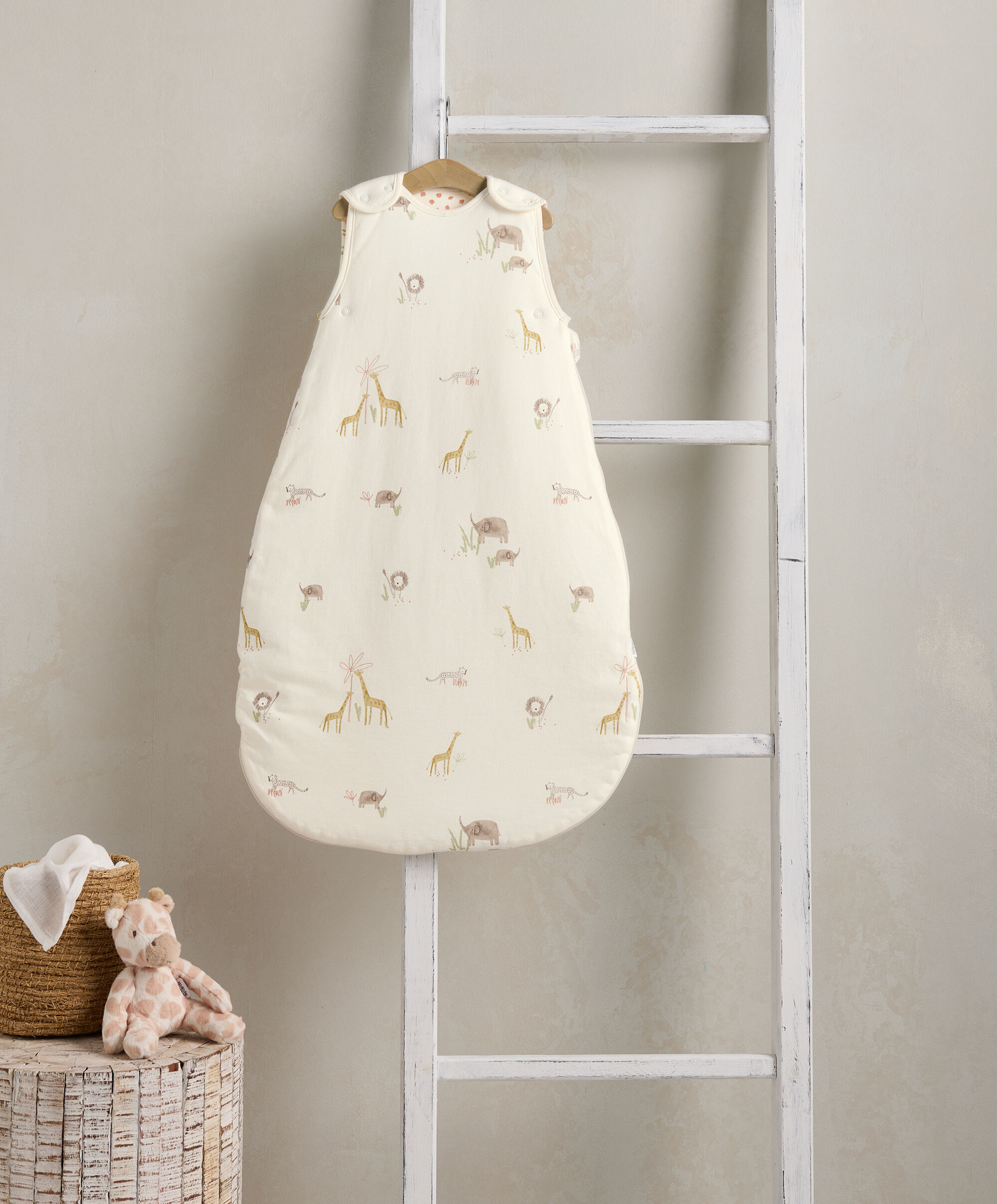 كيس نوم دريم بود للأطفال منذ الولادة حتى 6 شهور بنقشة غابة- معدل دفء 2.5 image number 1