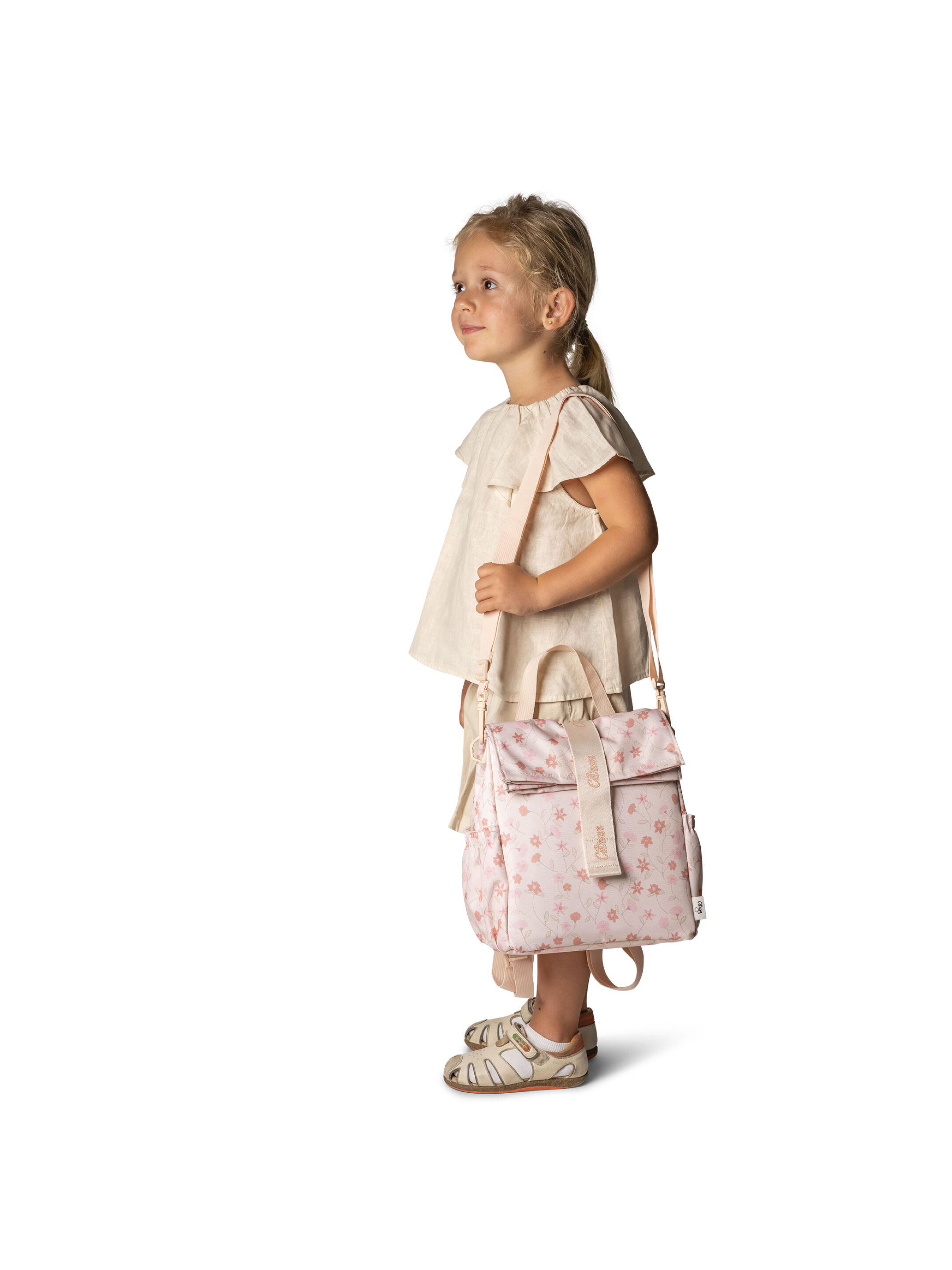 حقيبة غداء عازلة للحرارة بتصميم ملفوف من سيترون - نقشة زهور image number 6