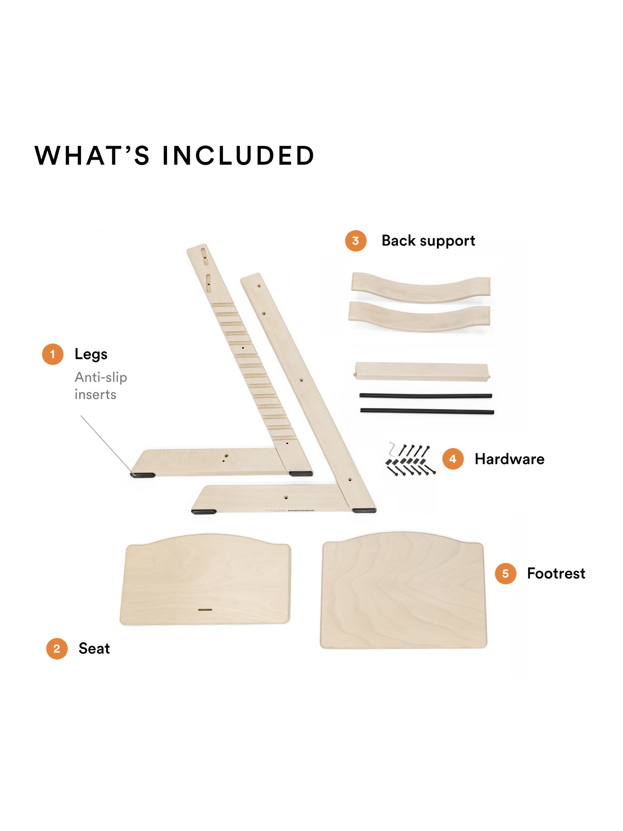 كرسي تريب تراب من ستوك - وردي image number 3