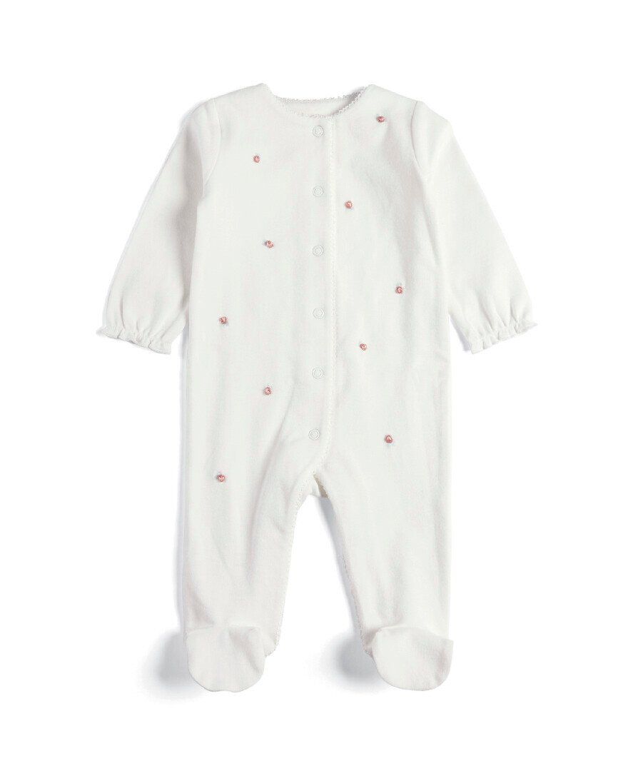 لباس الكل في واحد بتطريز زهور image number 1