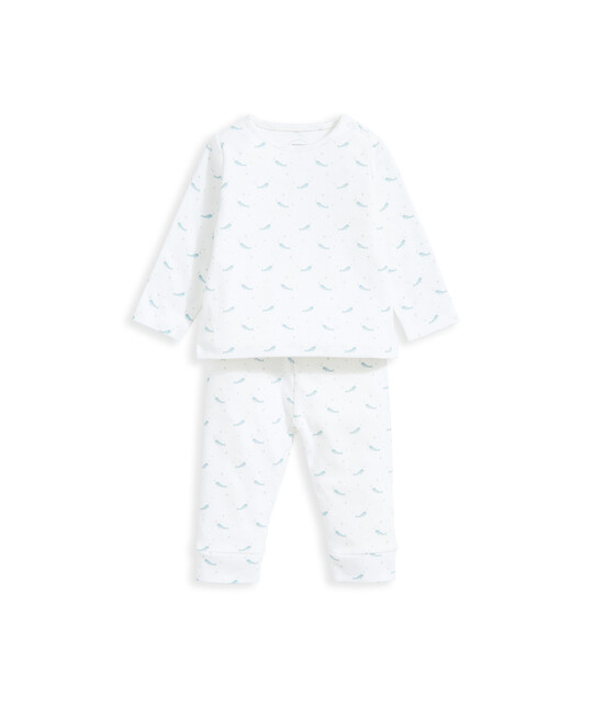 2PK WHALE JERSEY PJS image number 4